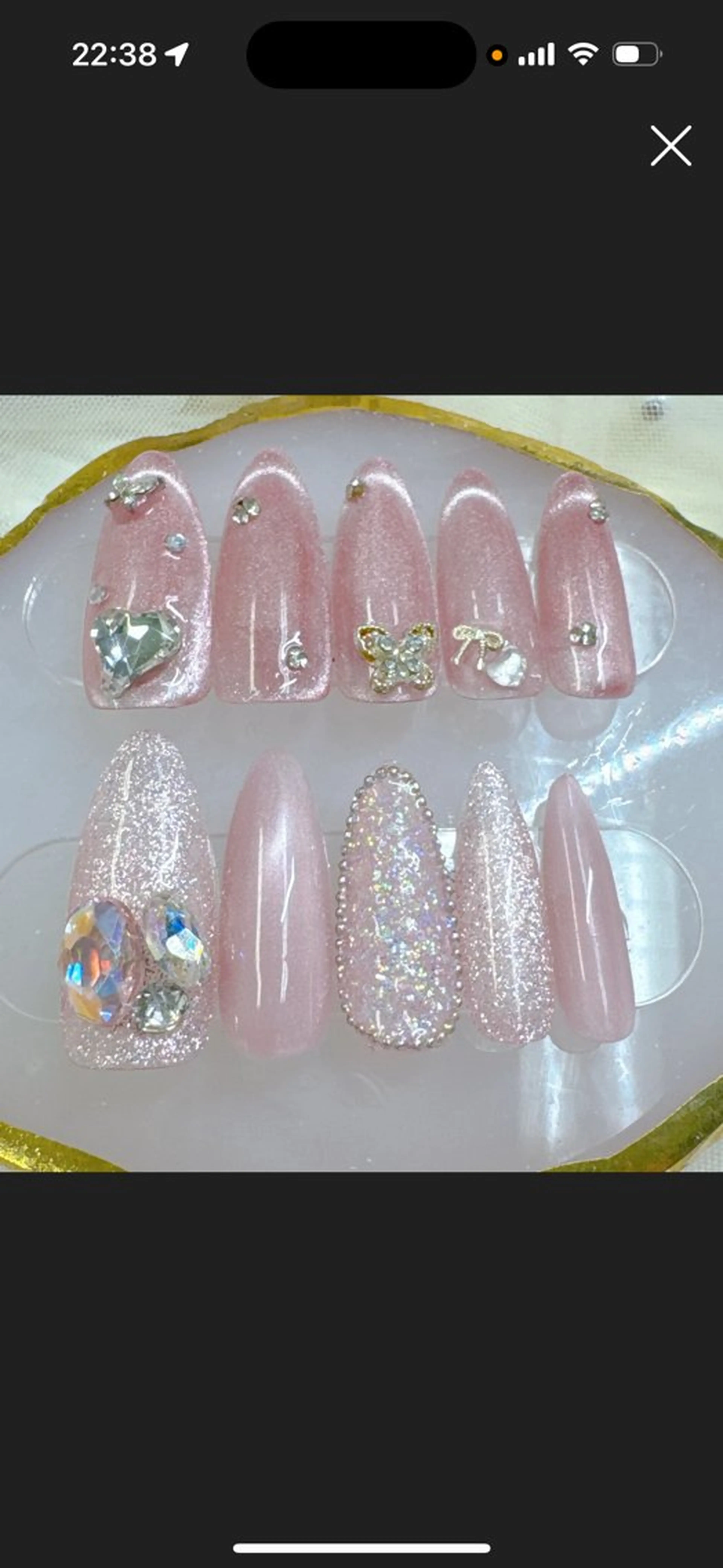 ネイル アートネイル ボルドー チークネイル ドット ジェルネイル クイーンズネイル銀座所属・Queeens nailのネイルデザイン