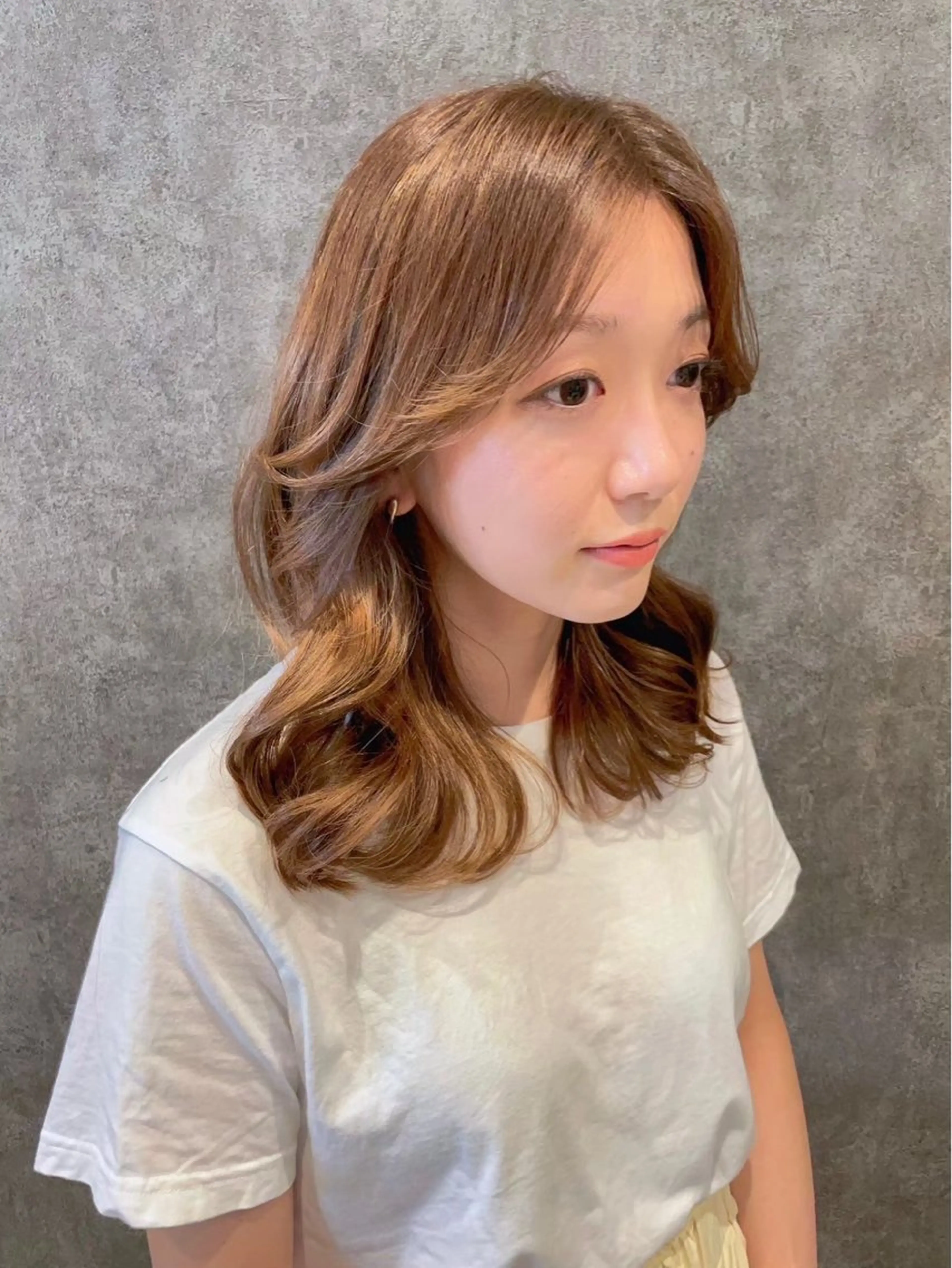 ミディアム カット ヘアカラー トリートメント BUCKS【天王寺】 バックス【駅30秒】のヘアスタイル