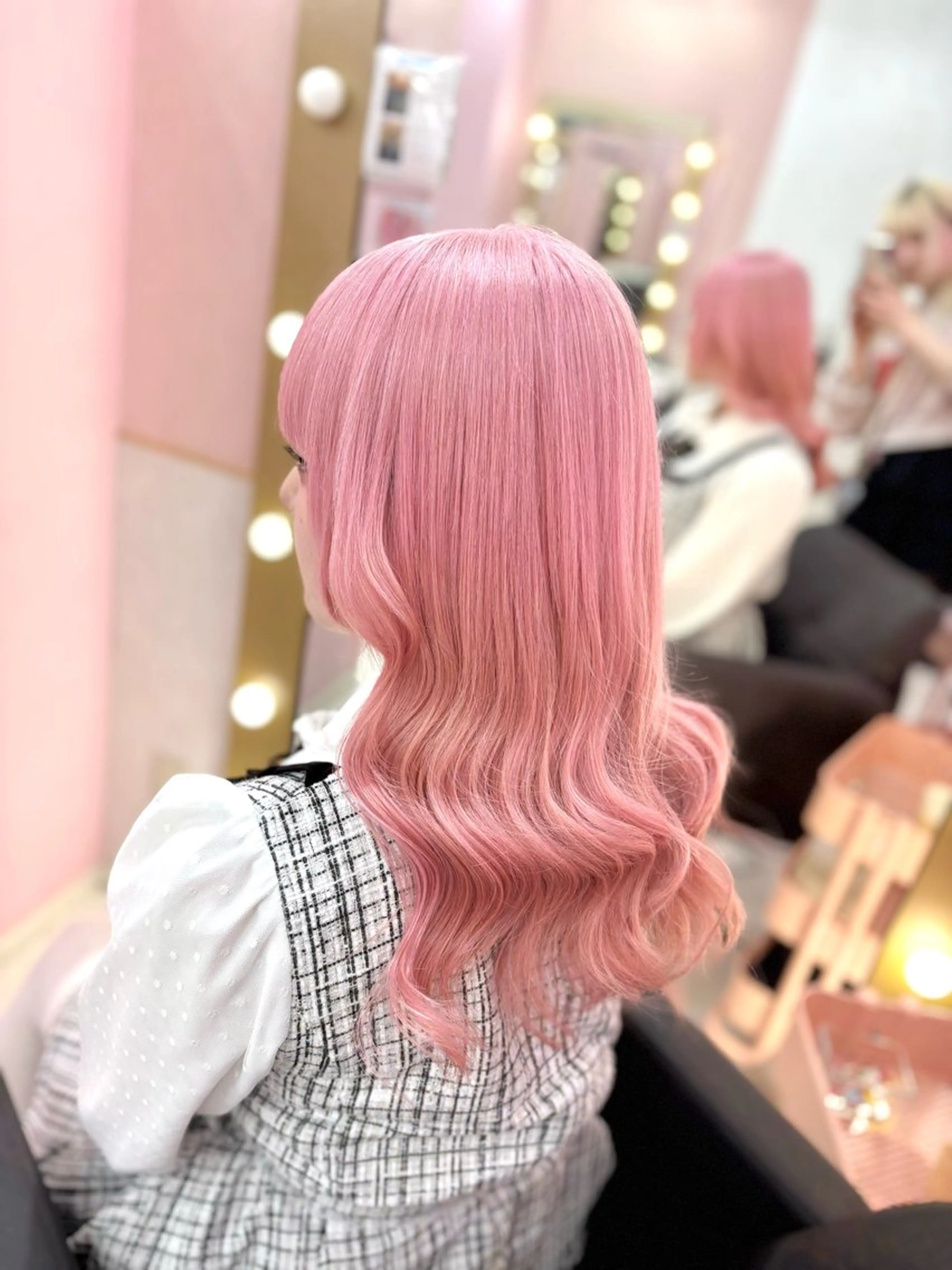 セミロング カラー 甘ふわgirly🎀 ハイトーン🤍Ramのヘアスタイル