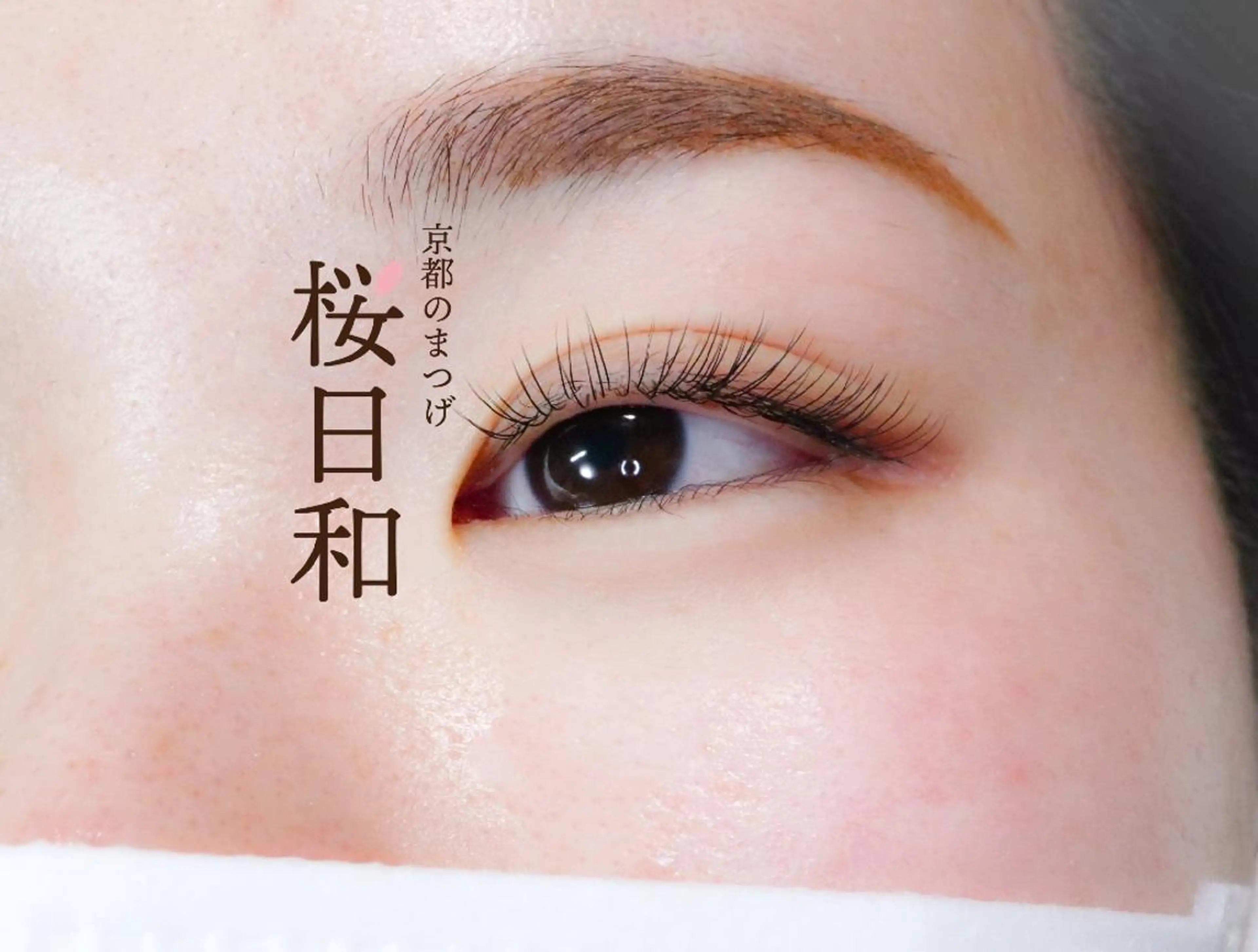 マツエク・マツパ フラットラッシュ 京都のまつげ桜日和 小島美桜のマツエク・マツパデザイン