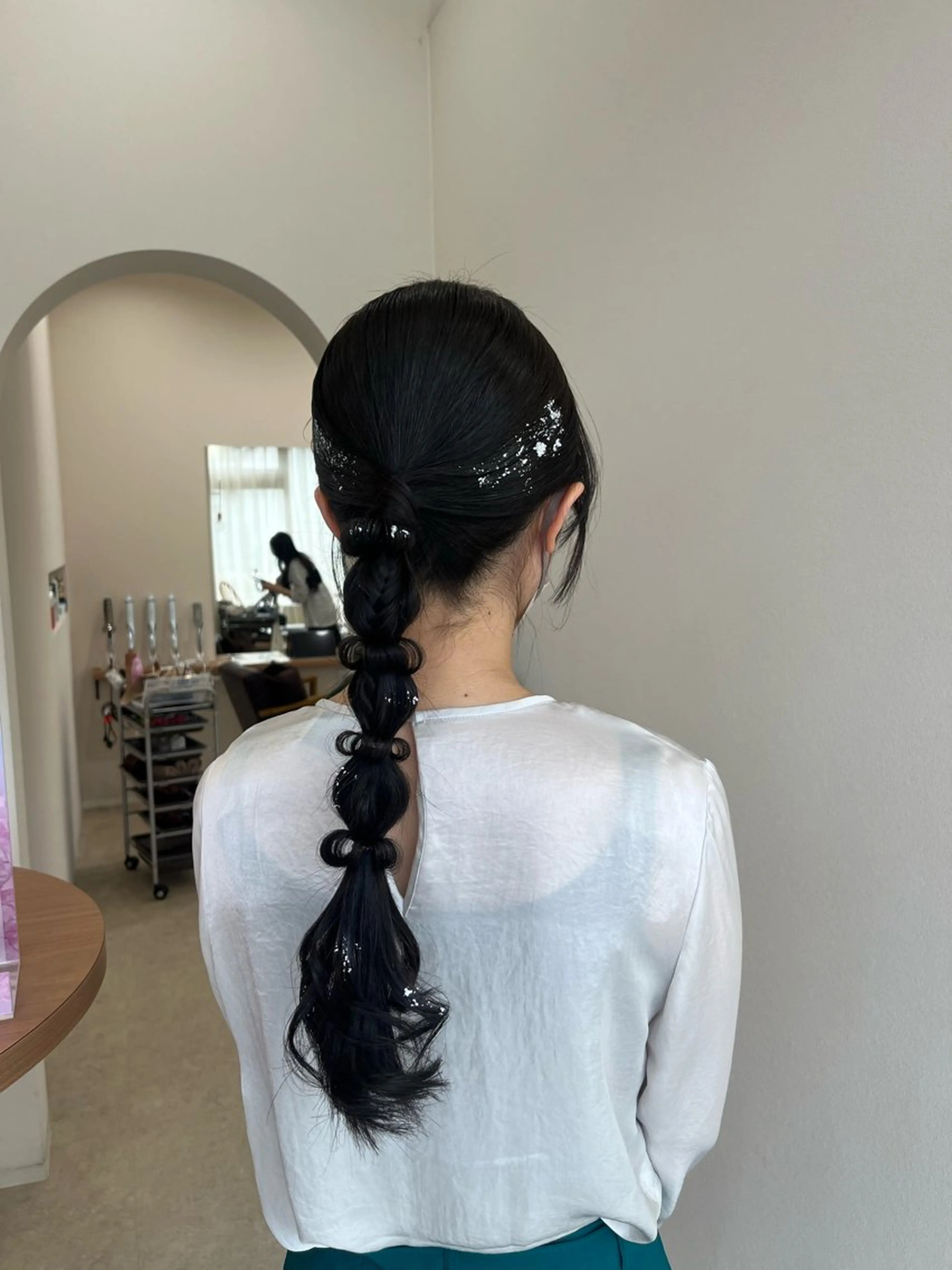 ヘアアレンジ ヘアセット mei/艶髪/透明感 カラー/ヘアセットのヘアスタイル