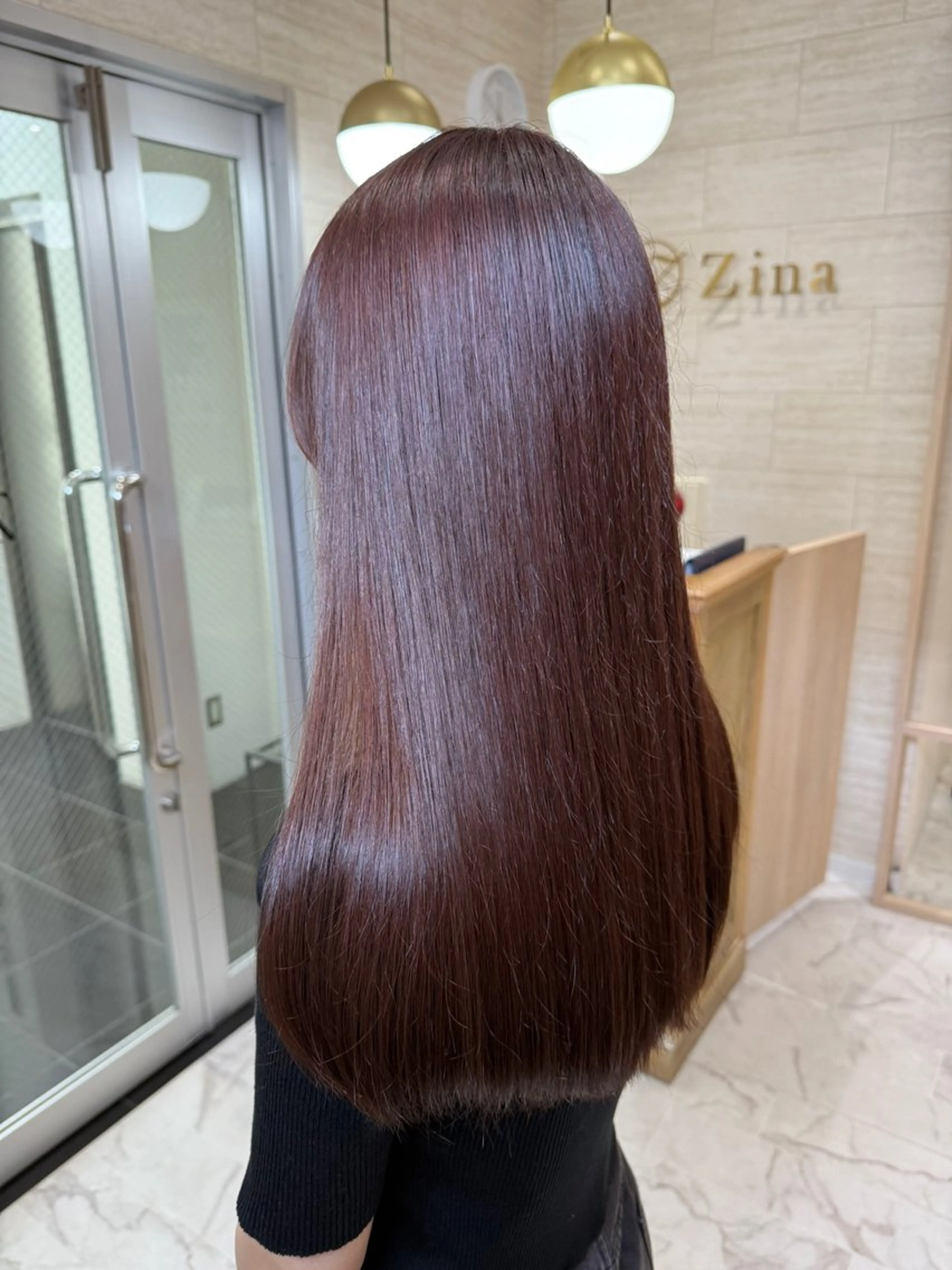 ロング カット ヘアカラー トリートメント Zina 熊本店 ワンホン/Juranのヘアスタイル