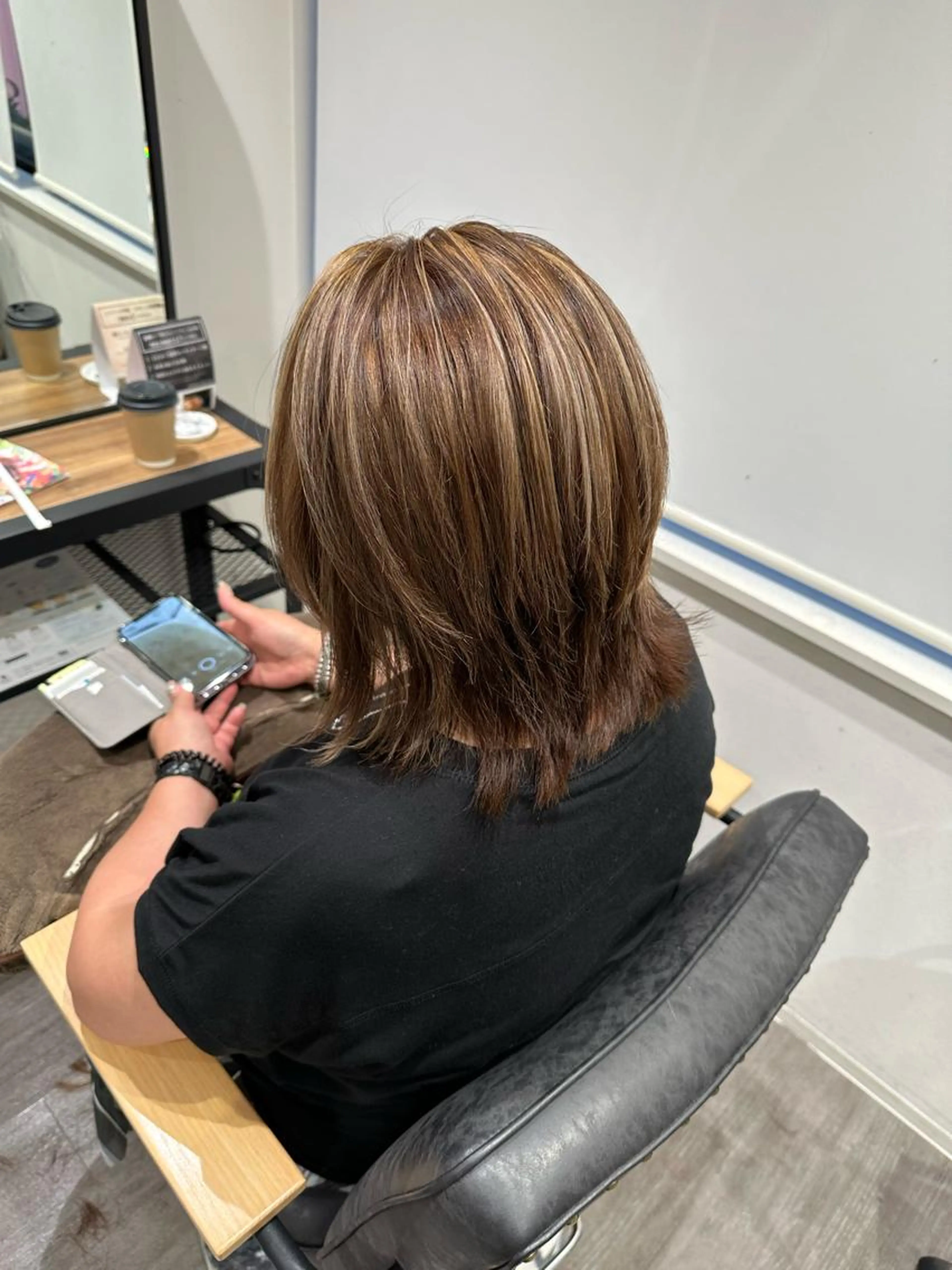 🌟大人ハイライト（脱白髪染め）＋カット✂︎🌟の写真