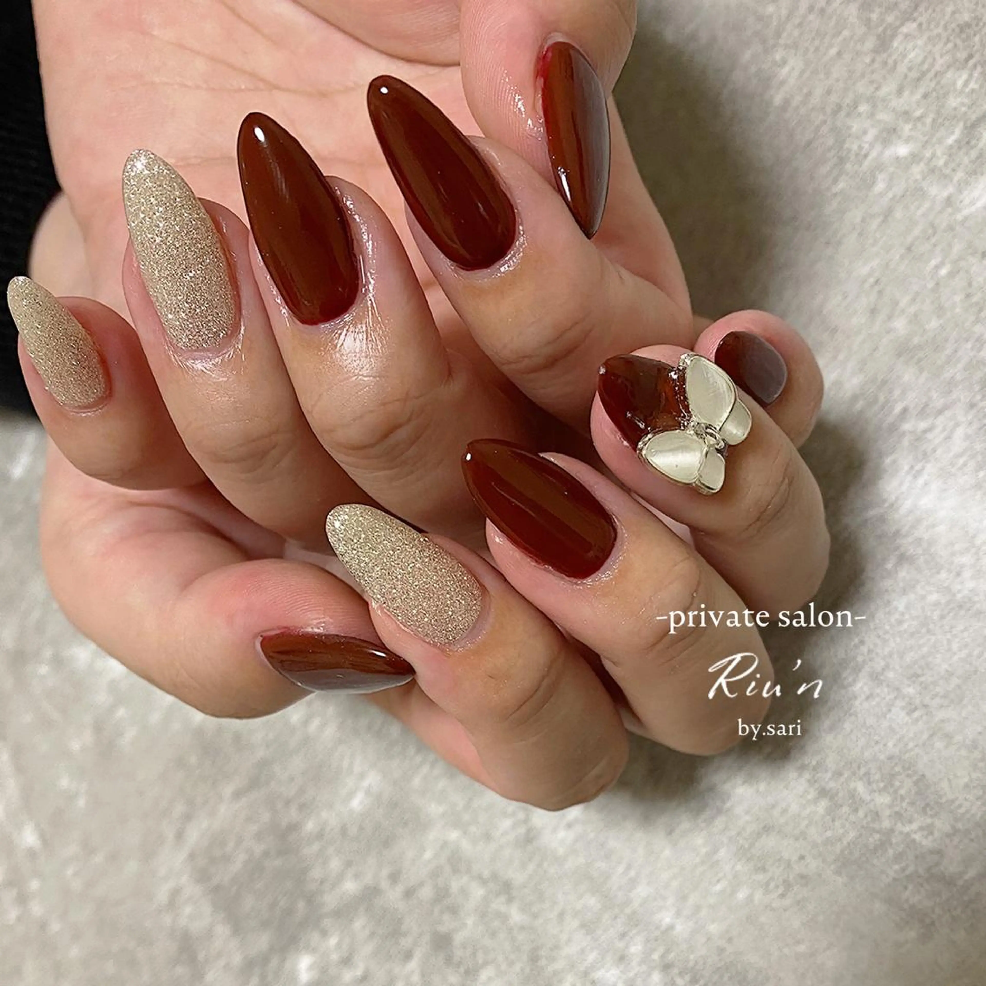 ネイル ハンドネイル Riu*n -private-のネイルデザイン