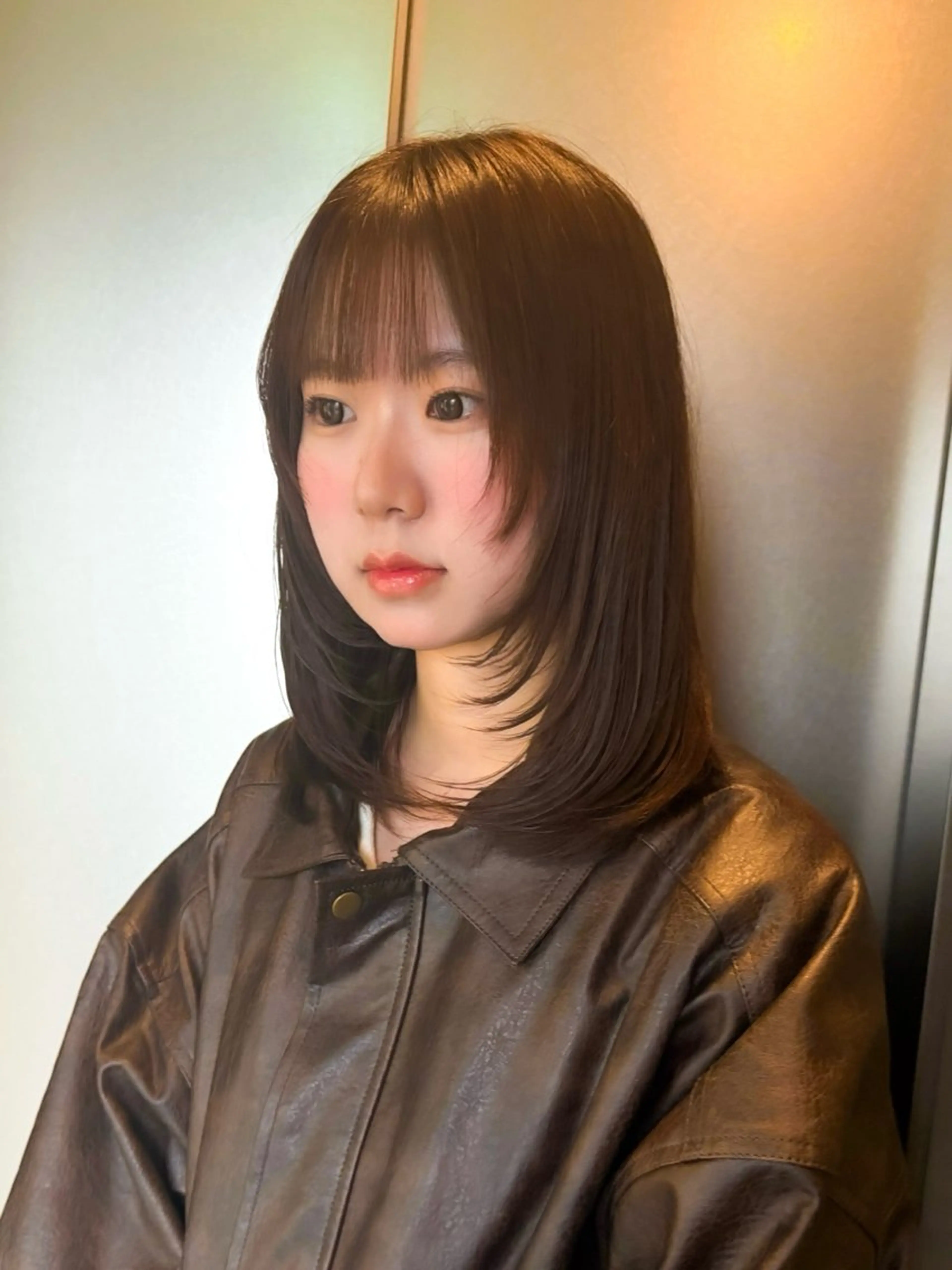 カラー カット ヘアカラー トリートメント 透明感/血色カラー/ 似合せレイヤー/ゆいのヘアスタイル