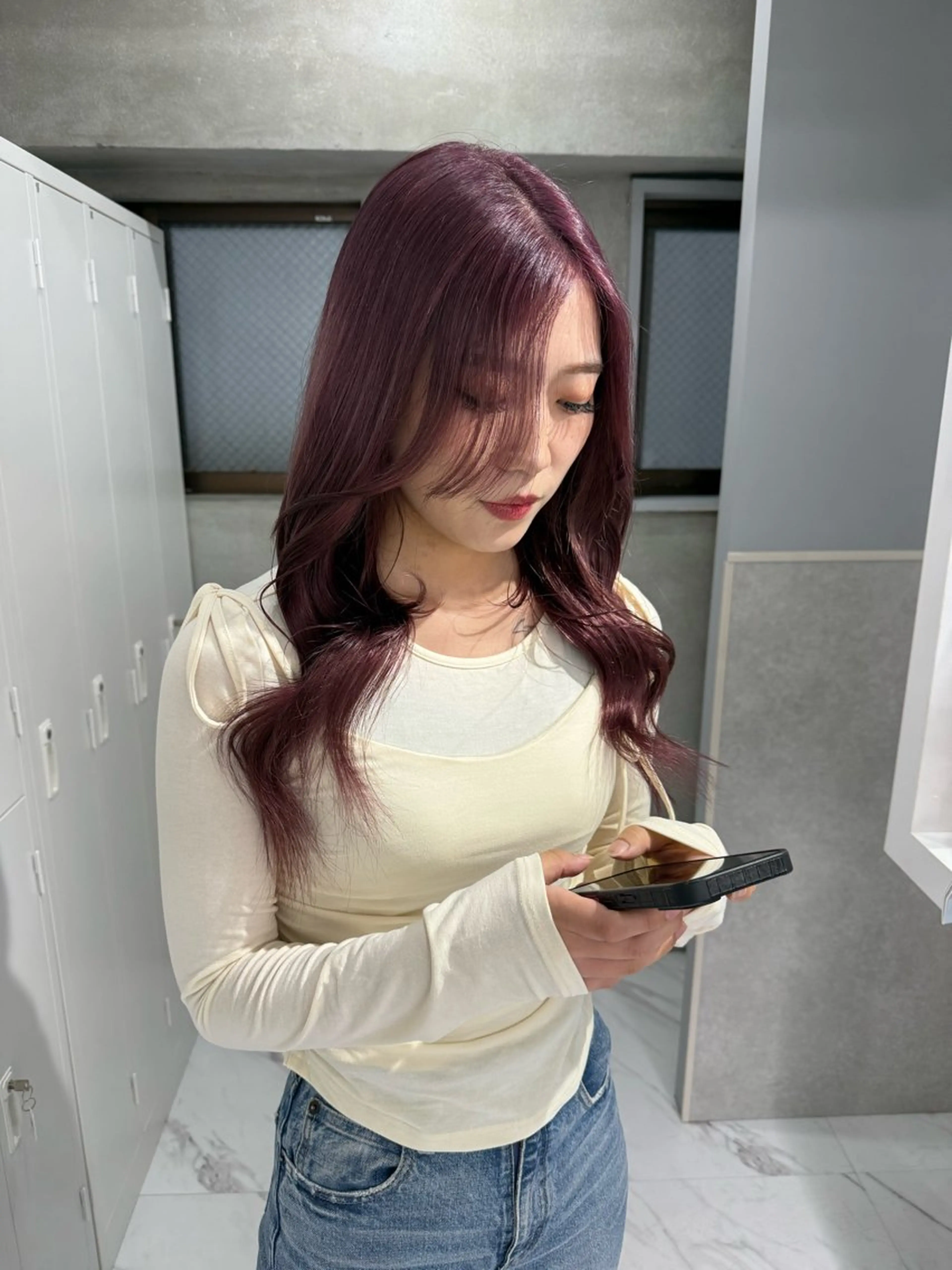 ヘアカラー sena⌇髪質改善⌇ ブリーチなしWカラーのヘアスタイル