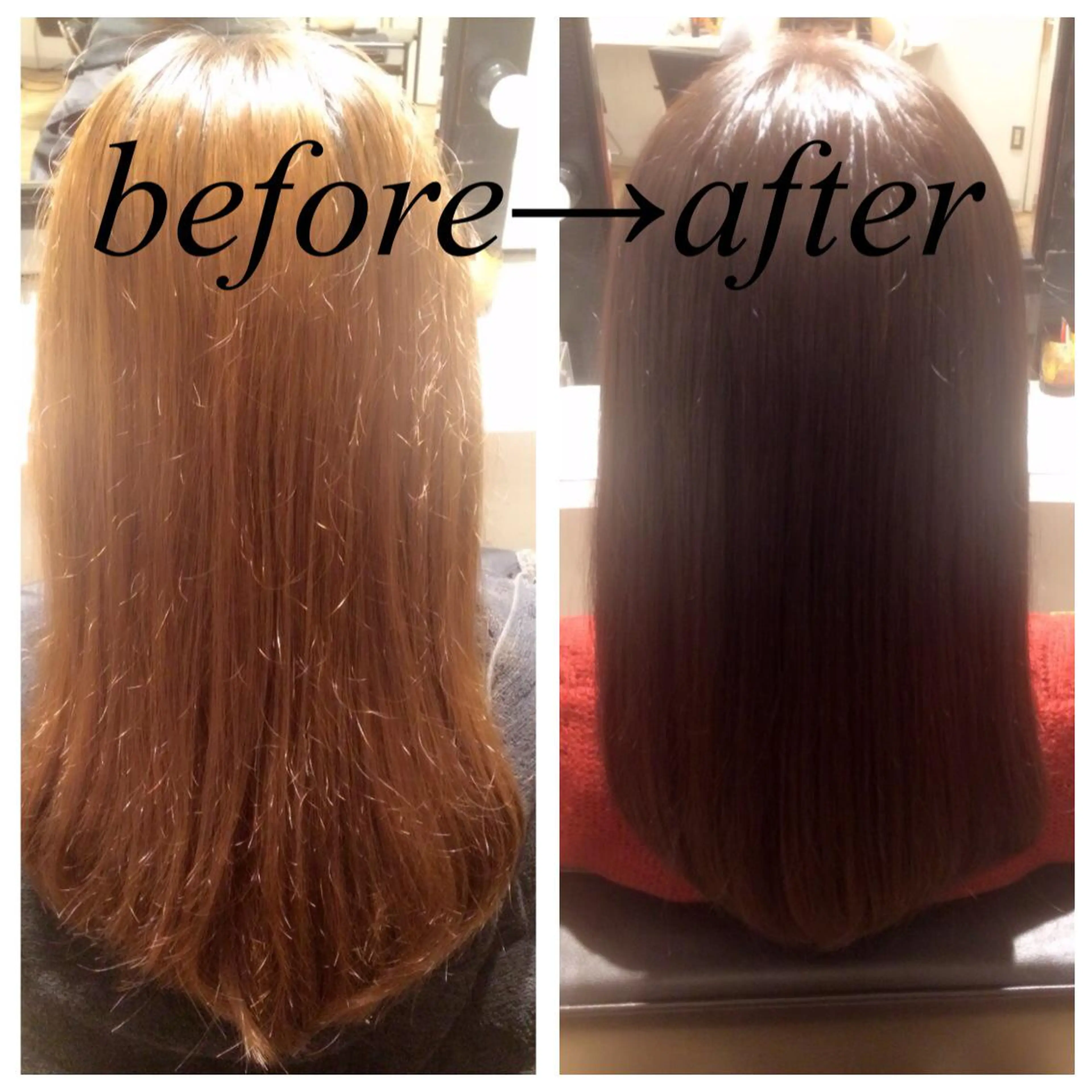 ロング アッシュ ✨色持ちの良い艶 カラー✨蟹江真世のヘアスタイル