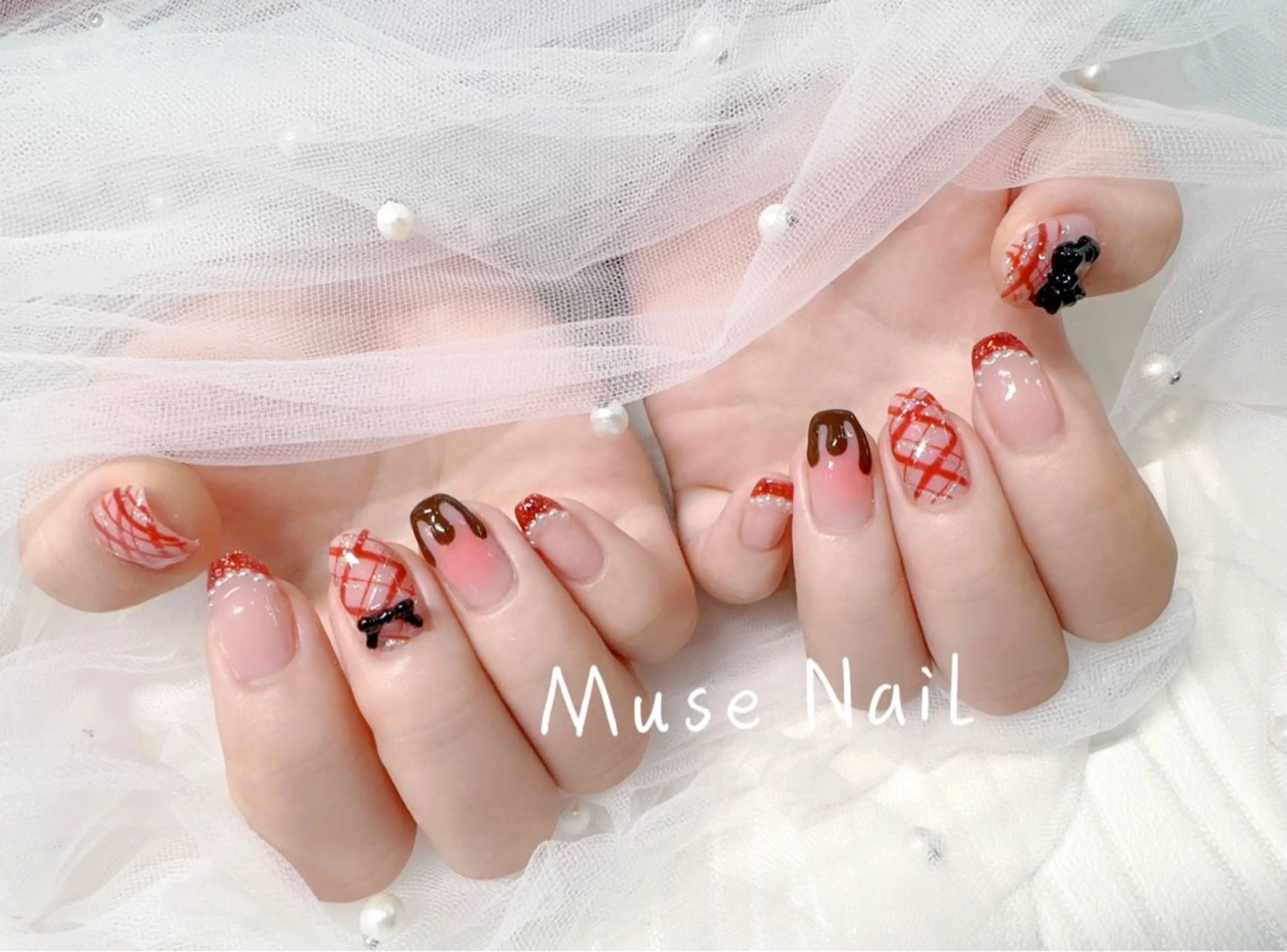 ネイル バレンタイン muse nailのネイルデザイン