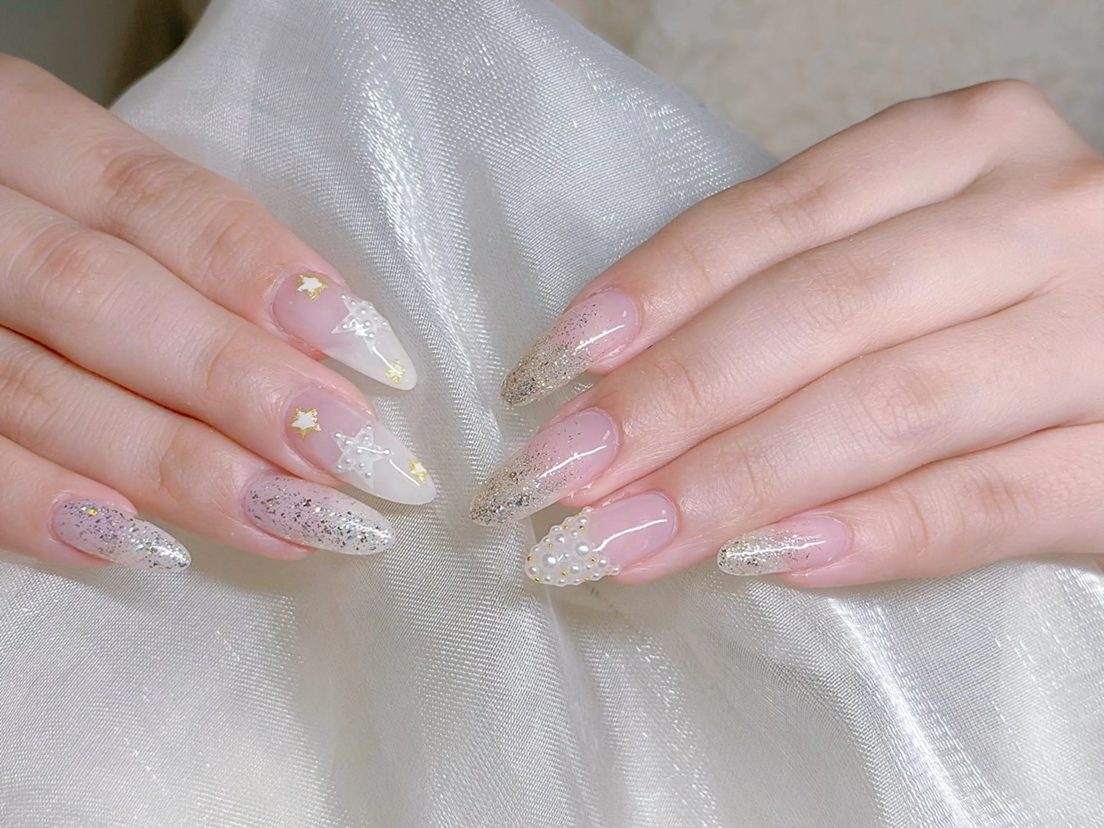 ネイル 持ち込み ハンドネイル Maggie nailクロのネイルデザイン