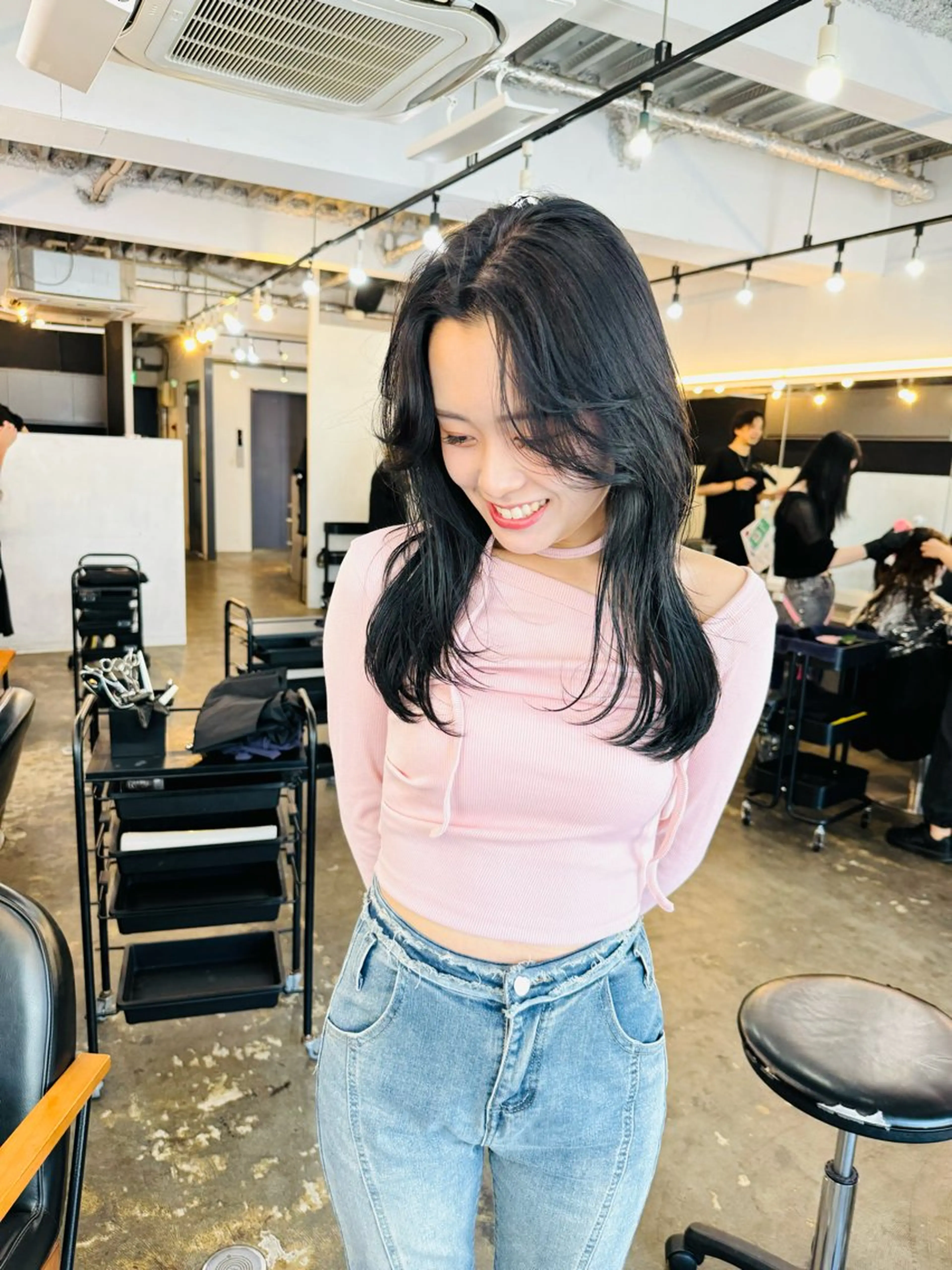 ロング カラー ✂韓国レイヤー 🦋みやび🪽のヘアスタイル