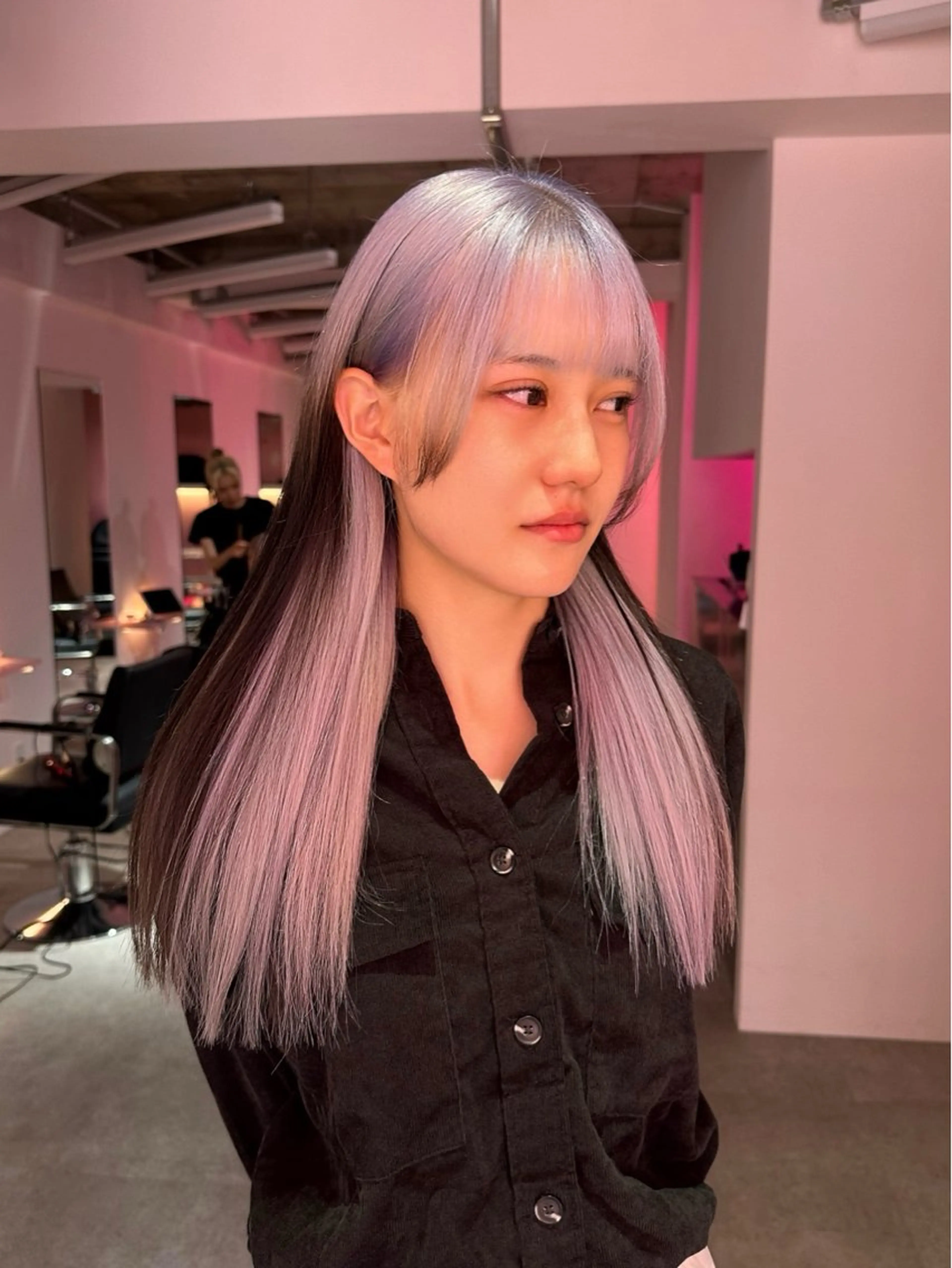 ロング カラー デザインカラー ブリーチカラー 特化/MAHIROのヘアスタイル