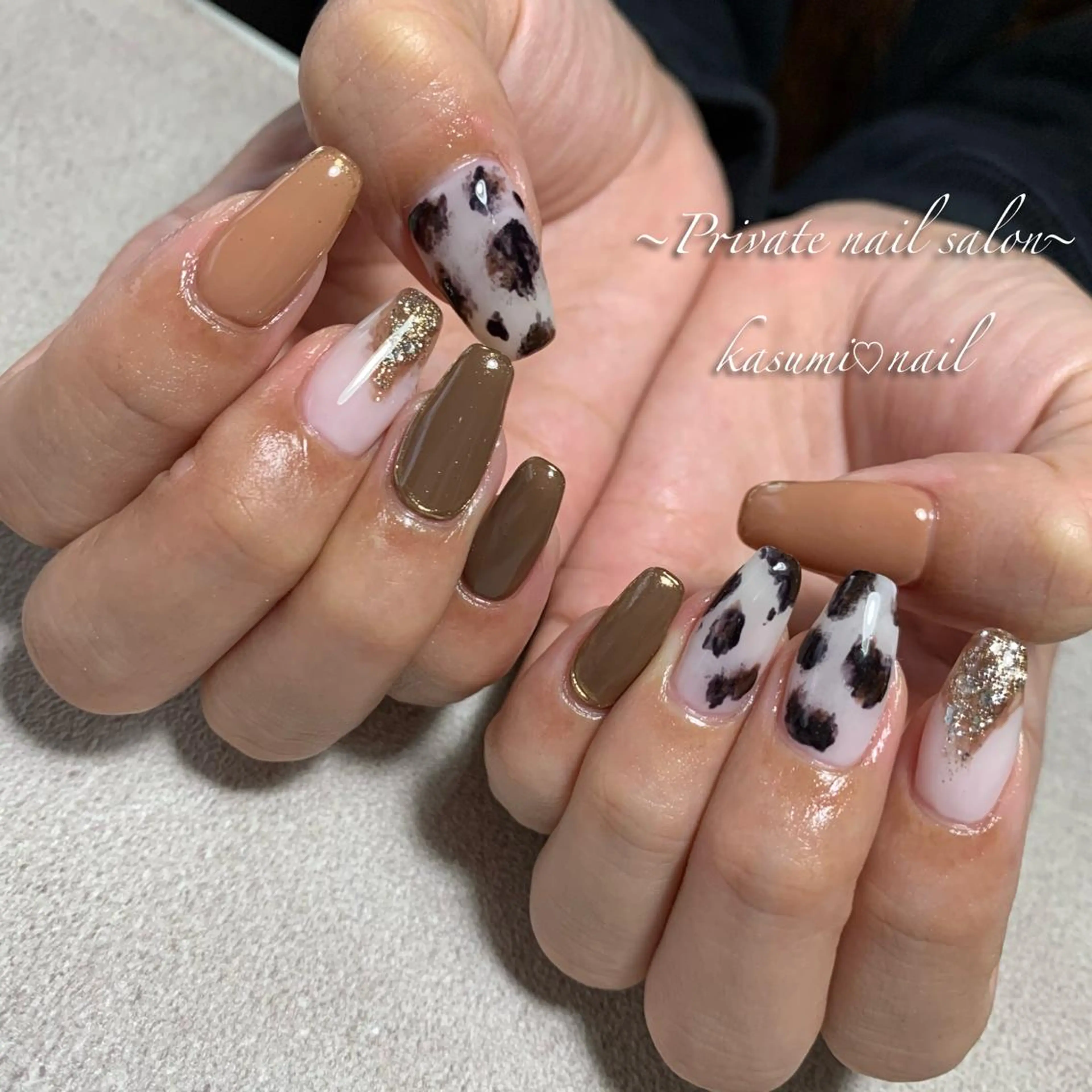 ネイル マグネットネイル ミラーネイル ニュアンスネイル KASUMI♡ Nailのネイルデザイン