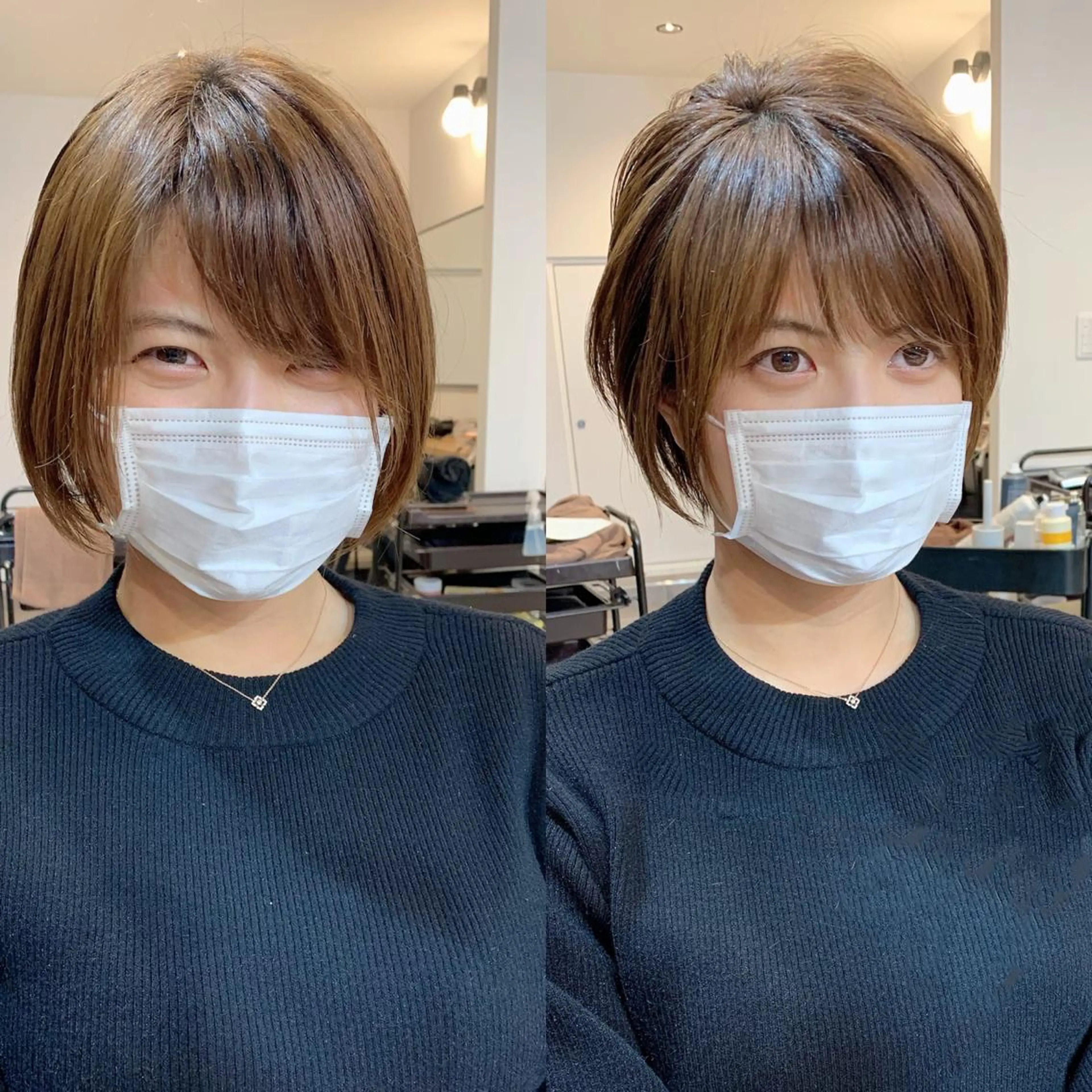 ショート 顔周りカット レイヤーカット ショートヘア 小顔カット ✨似合わせ救世主✨ 浅野のヘアスタイル