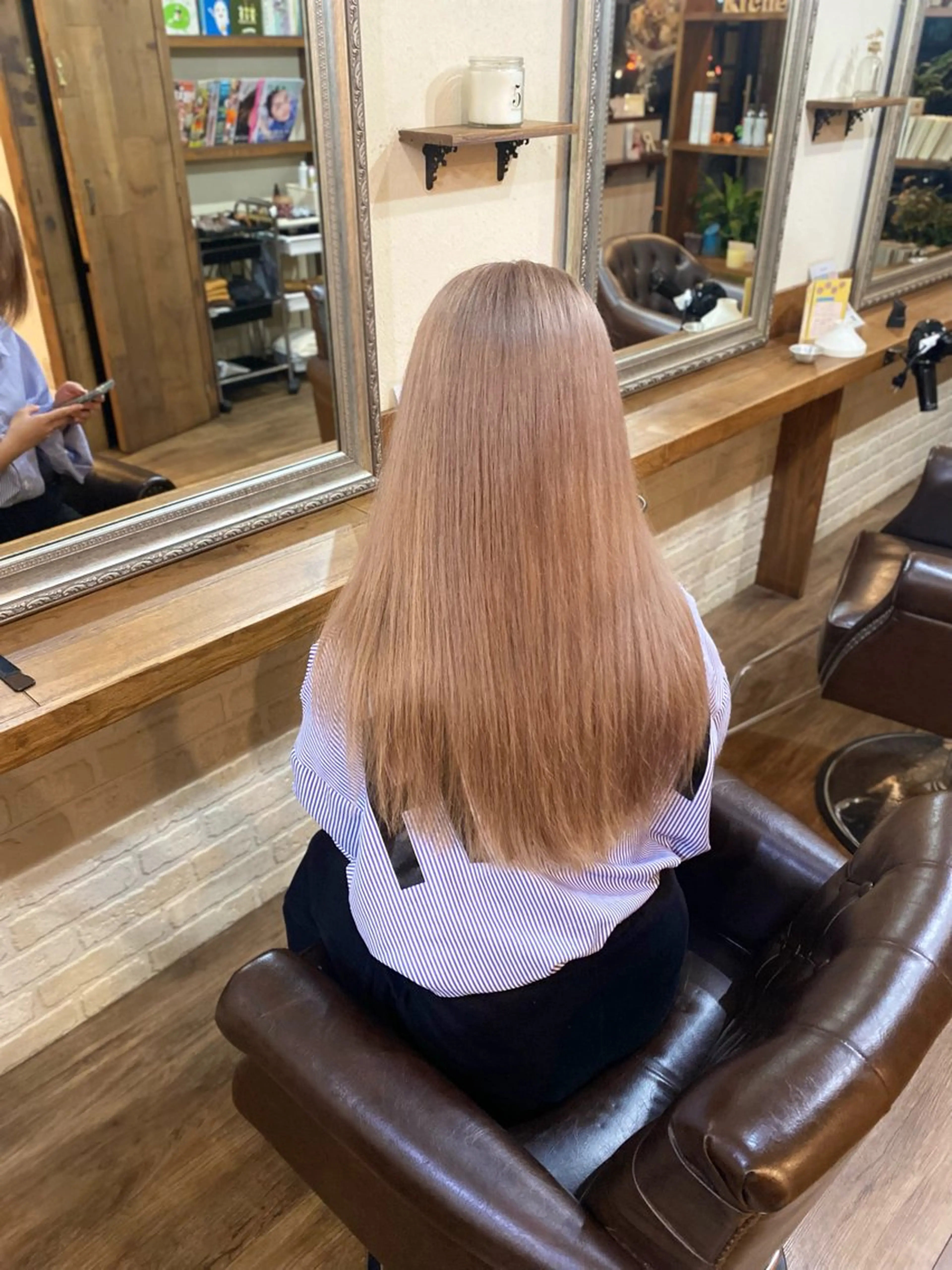 【ブリーチオンカラー】透明感のあるカラーが可愛い❤️‍🔥の写真