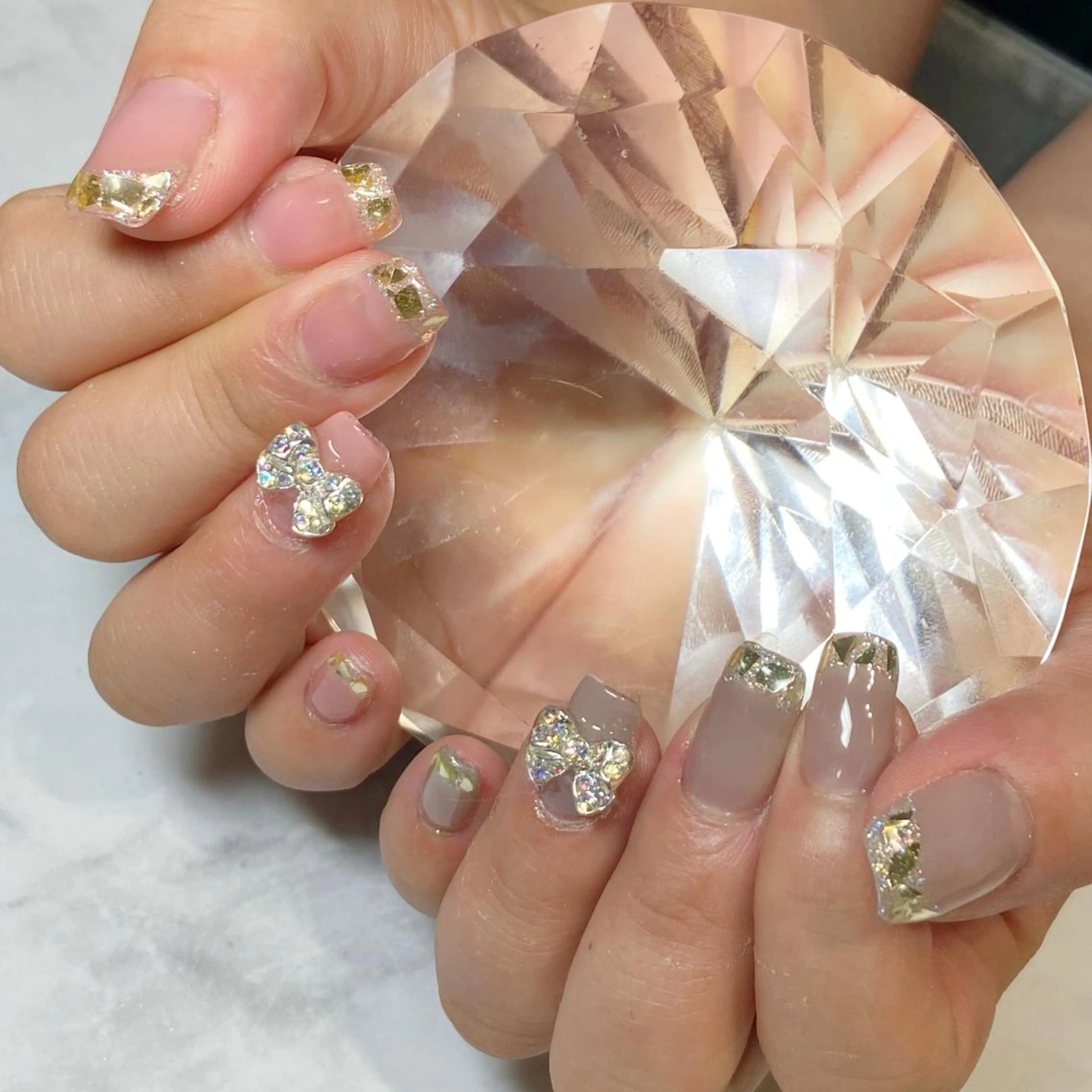 ミディアム あ きのネイルデザイン