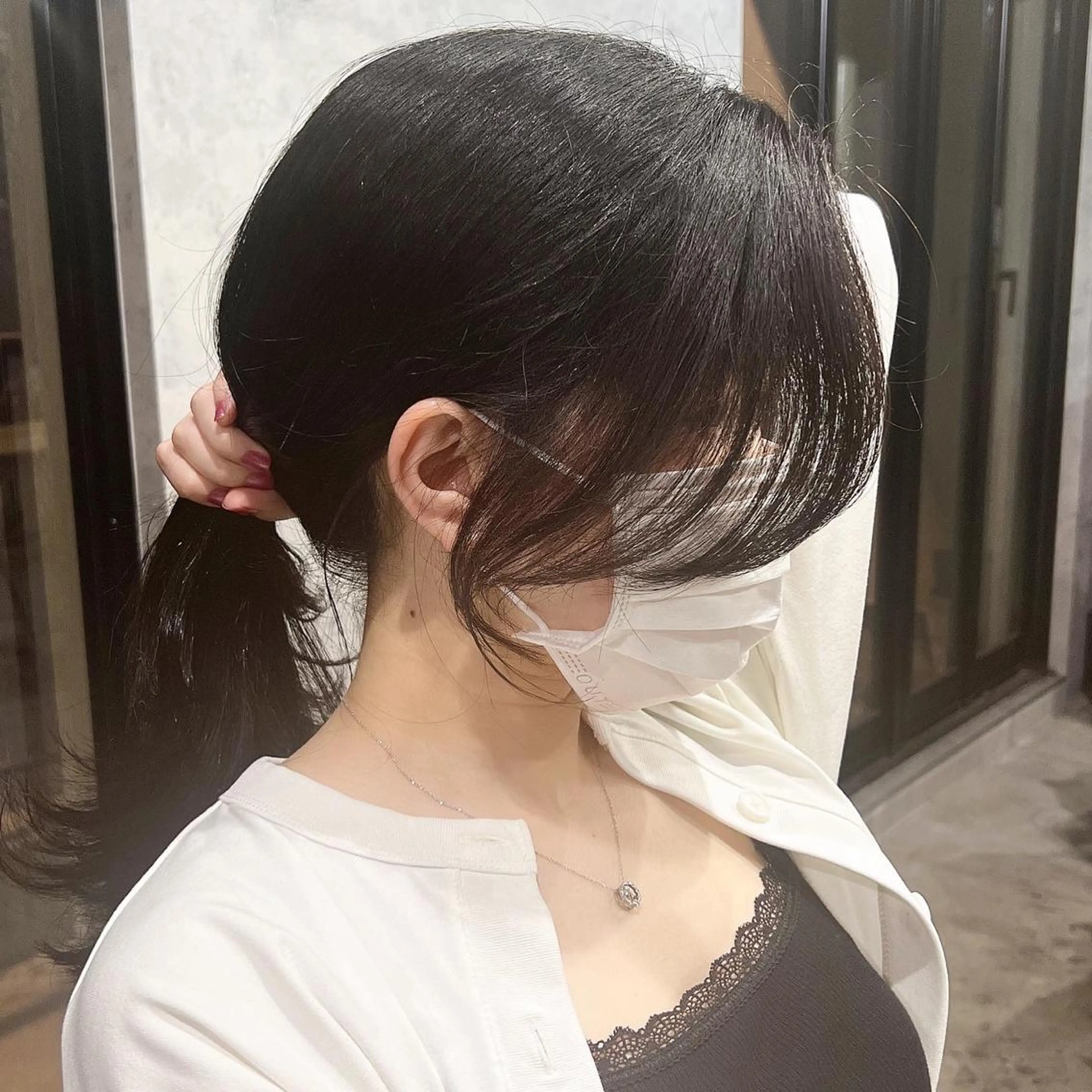 ロング カラー ヘアアレンジ 韓国レイヤー/ 顔周り💕田中将吾のヘアスタイル