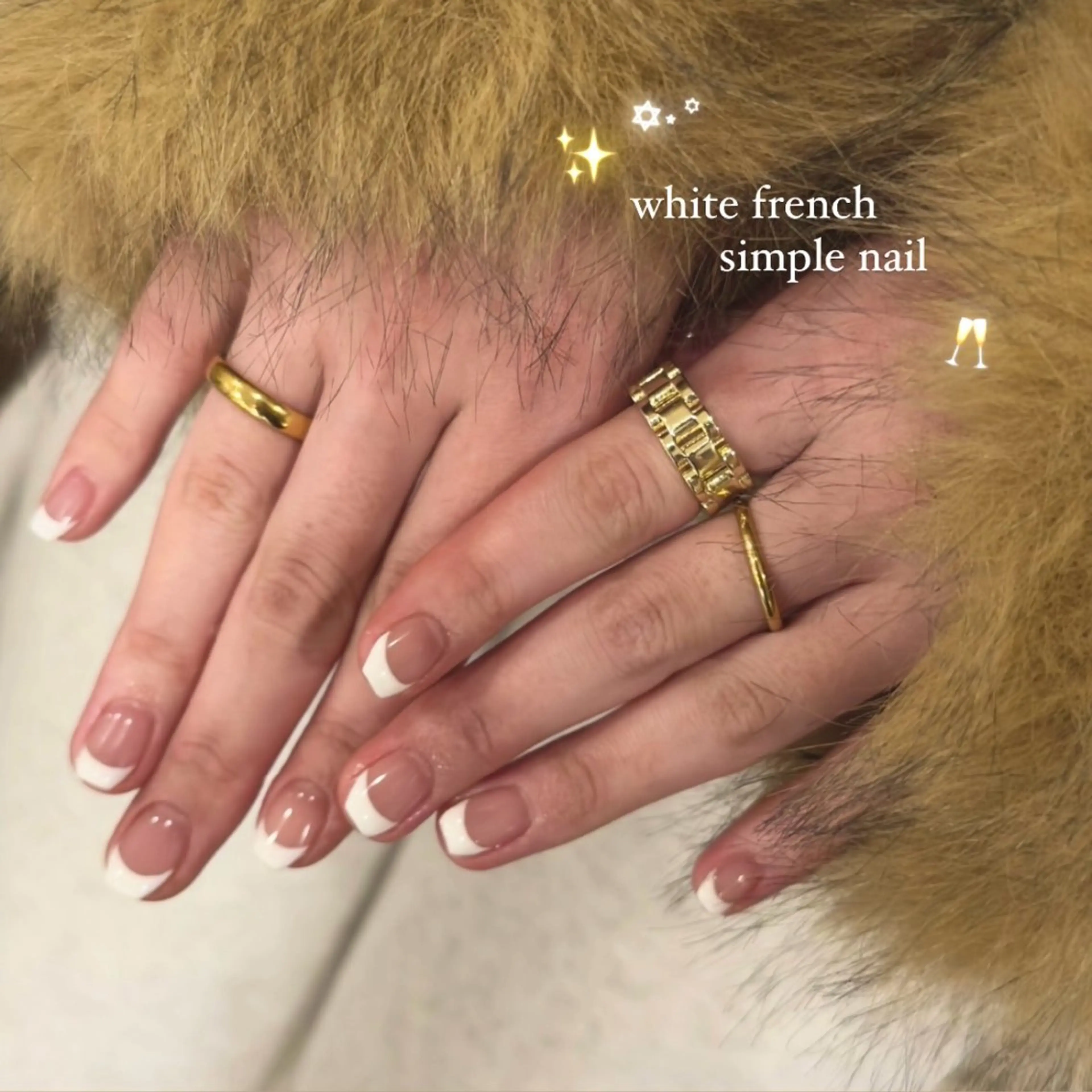 ネイル フレンチネイル シンプルネイル ハンドネイル millie ainee太田のネイルデザイン