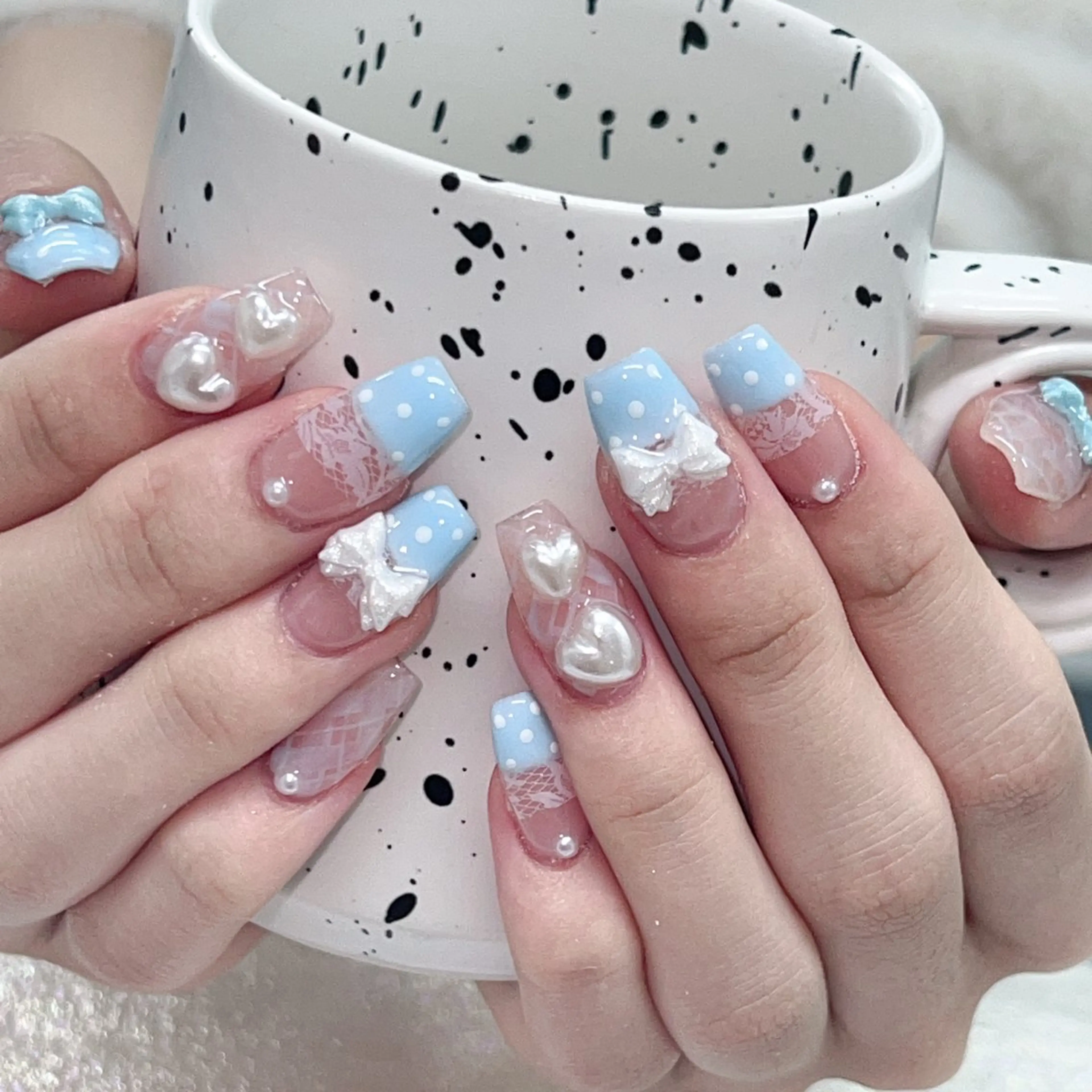 ネイル 長いだし/スカルプ/ パラシェルN.oneのネイルデザイン