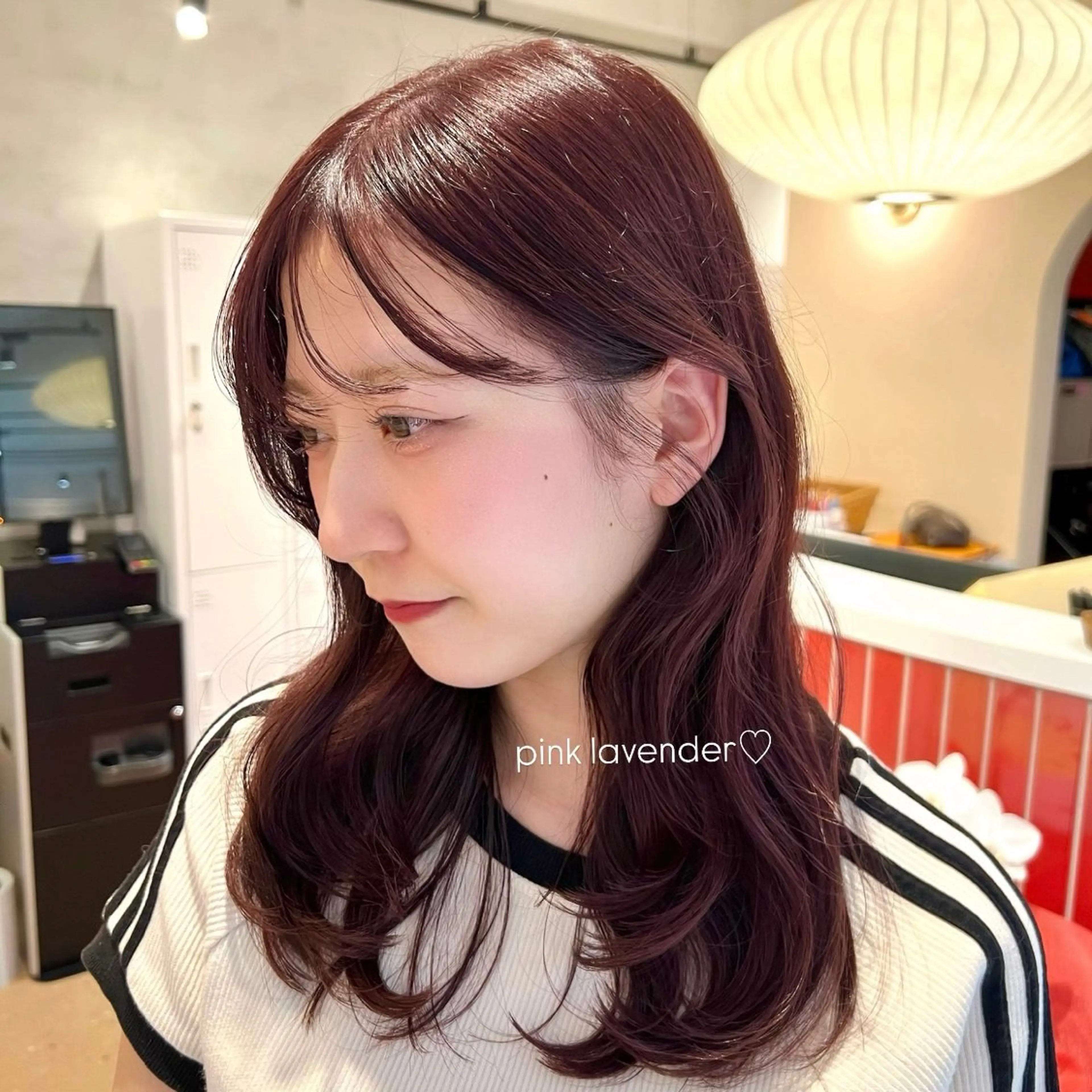 ミディアム カラー ラベンダーカラー ピンクカラー ピンクラベンダー 🩰暖色/おベージュ /ayano🥣🫧のヘアスタイル