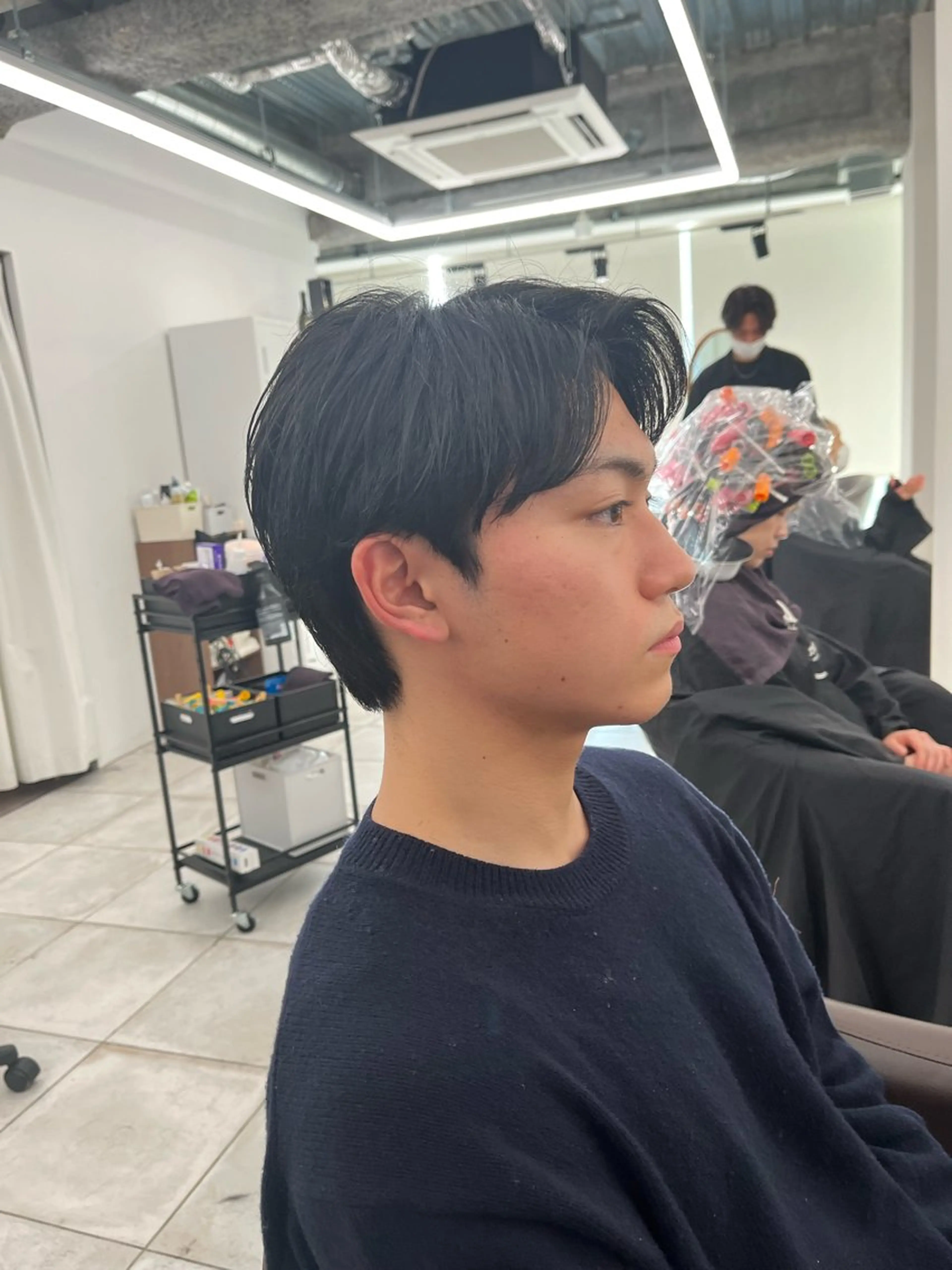 ショート パーマ メンズ 🏆メンズヘア特化 🥇代表りんぺーのヘアスタイル