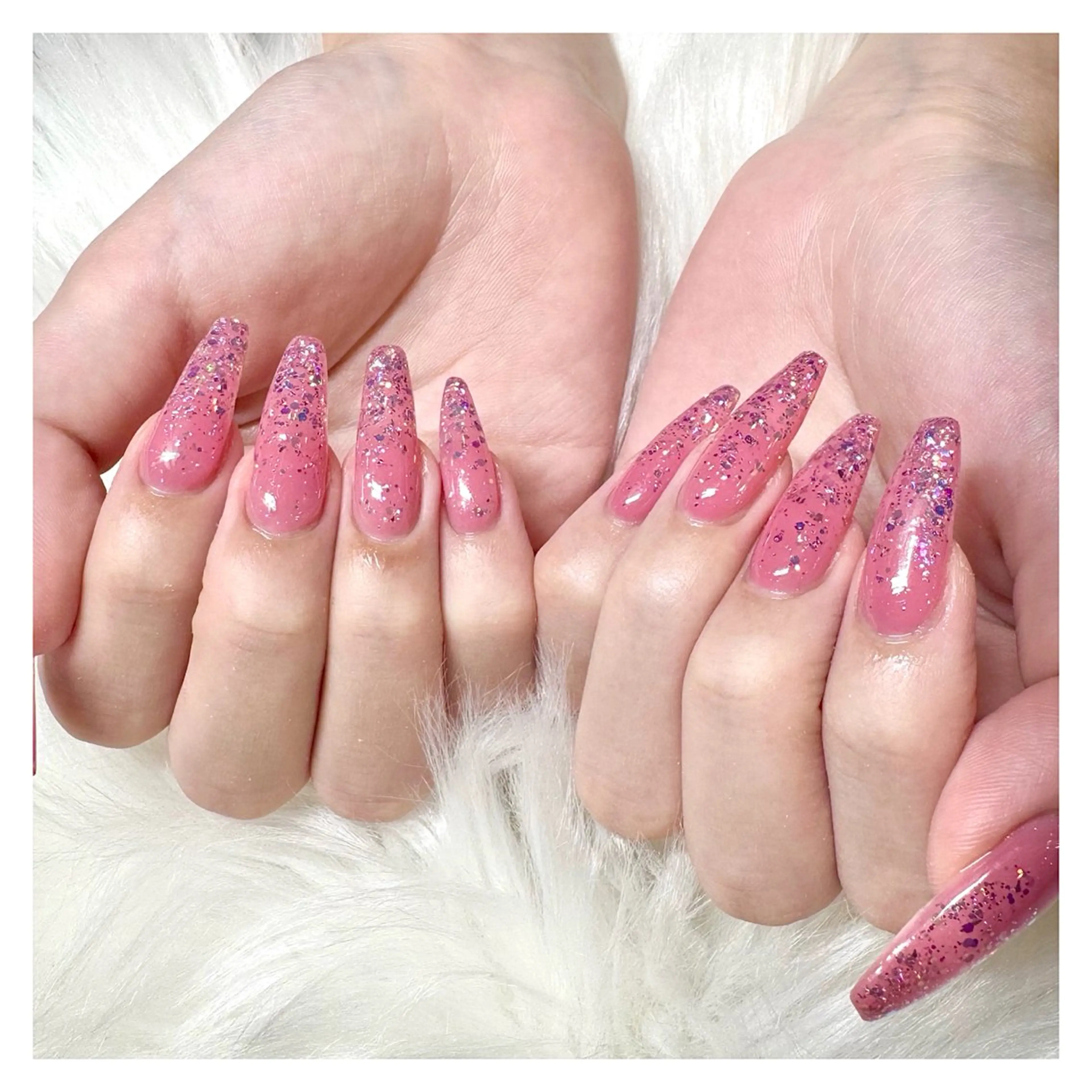 ハンド💅ワンカラー長さ出し10本+¥1100でマグネットorフラッシュ🙆‍♀️の写真