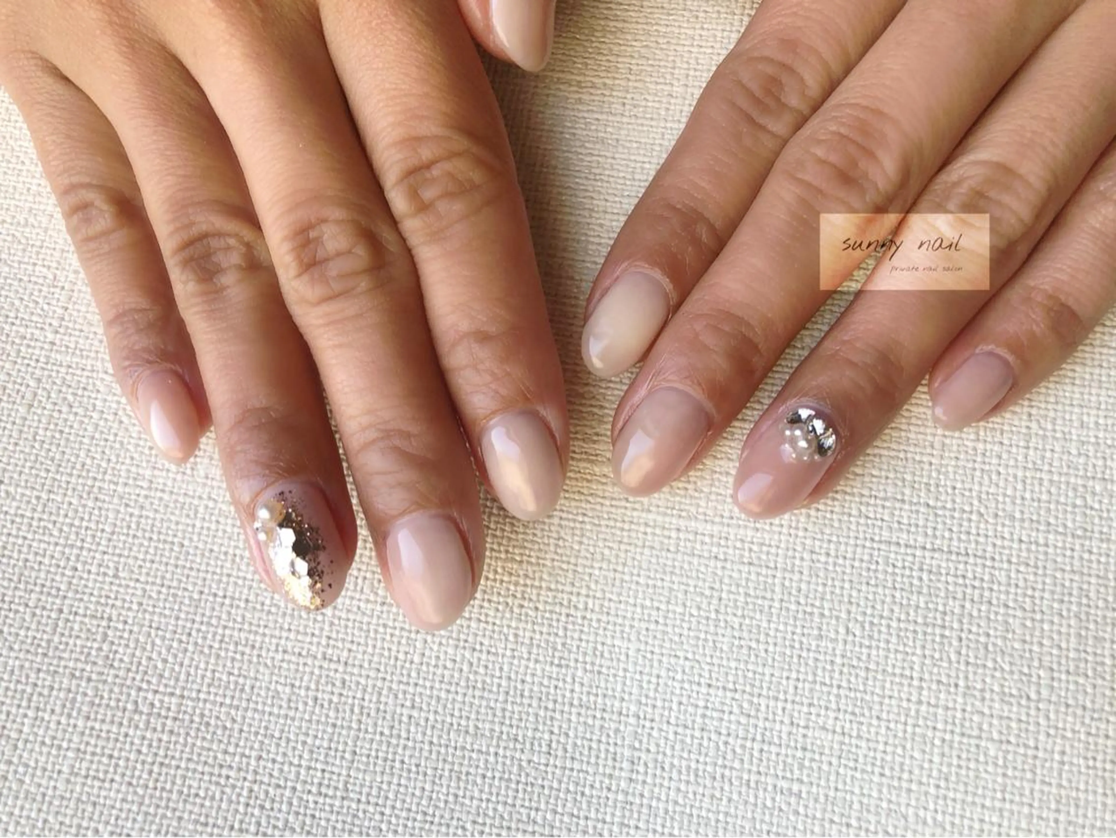 ネイル カジュアル ジェルネイル グラデーション ニュアンスネイル パラジェル sunny nailのネイルデザイン