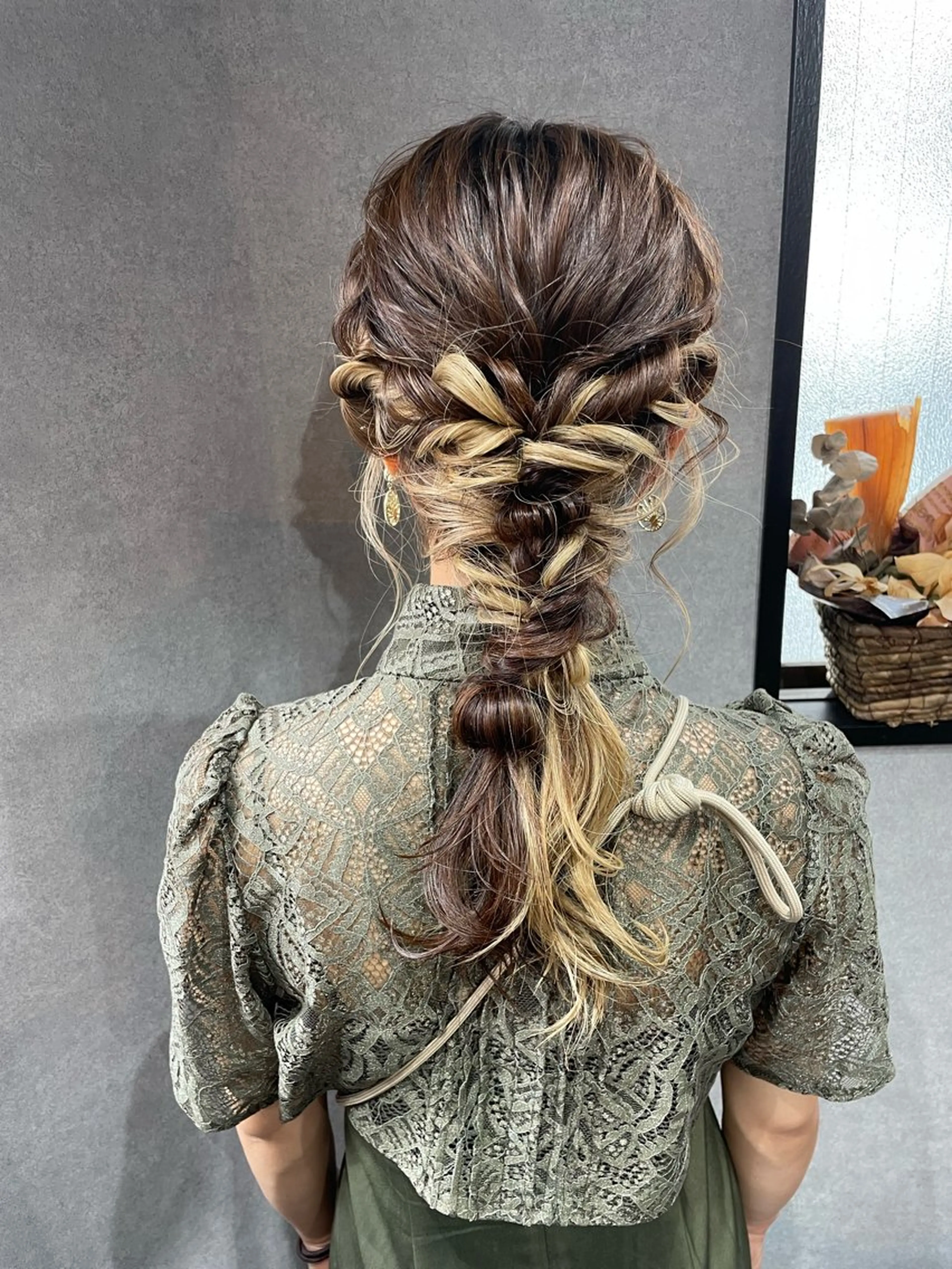 セミロング カラー ヘアアレンジ 髪質改善/縮毛/新宿 🫧SUZUKA🫧のヘアスタイル