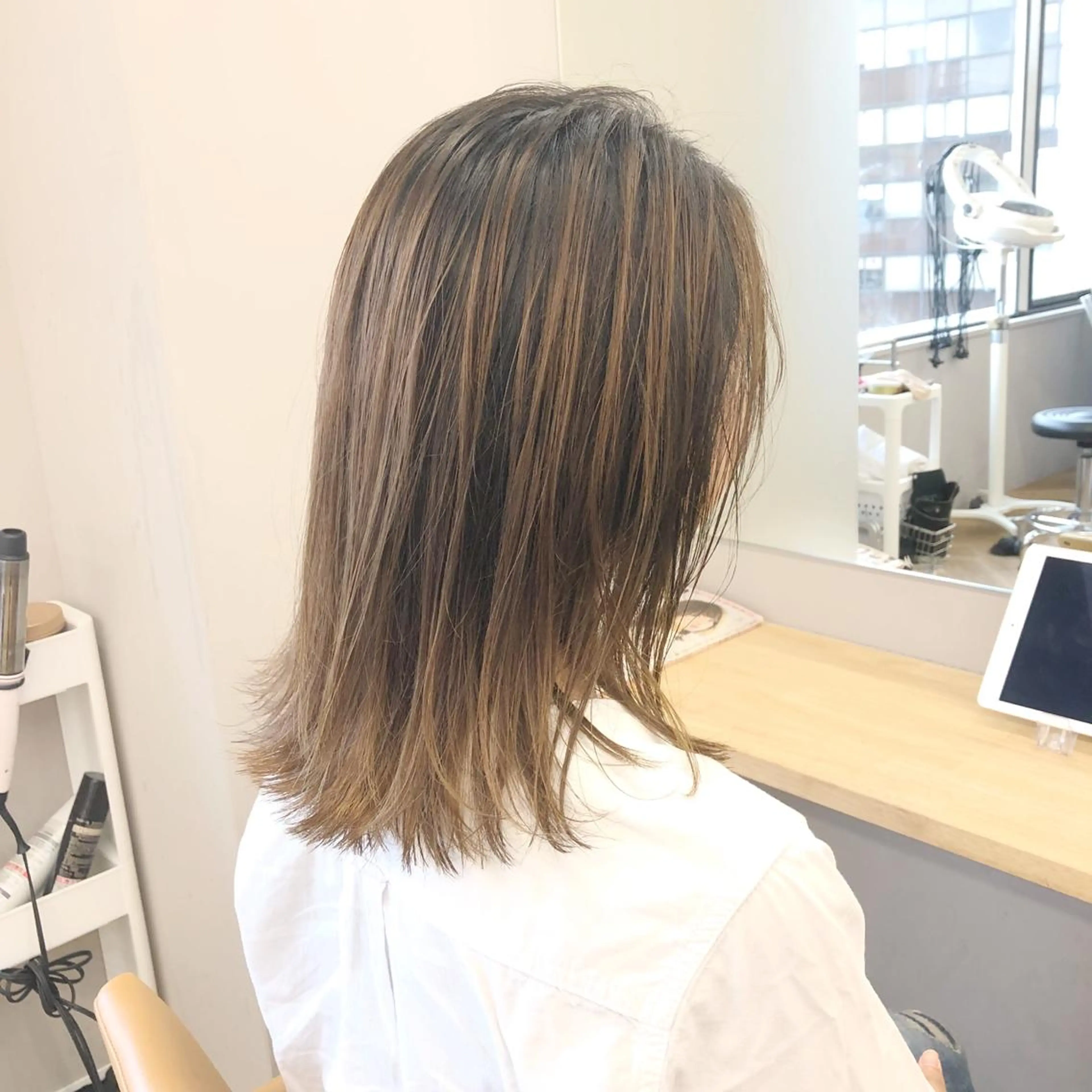 ミディアム ヘアカラー トリートメント 関 京磨のヘアスタイル