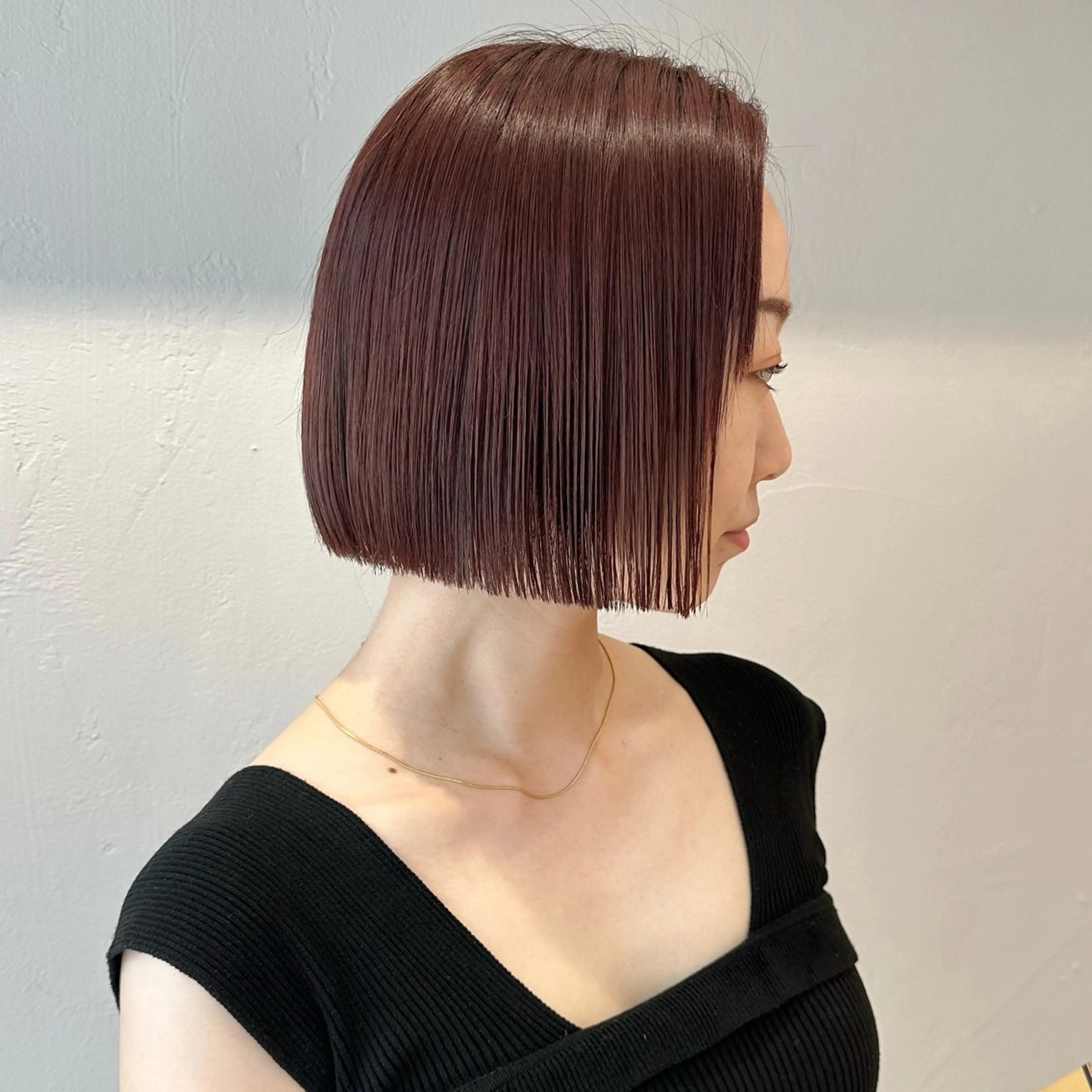 ショート カラー ブリーチ ブリーチなしカラー カット ヘアカラー トリートメント 艶カラー×似合わせ カットshihomiのヘアスタイル