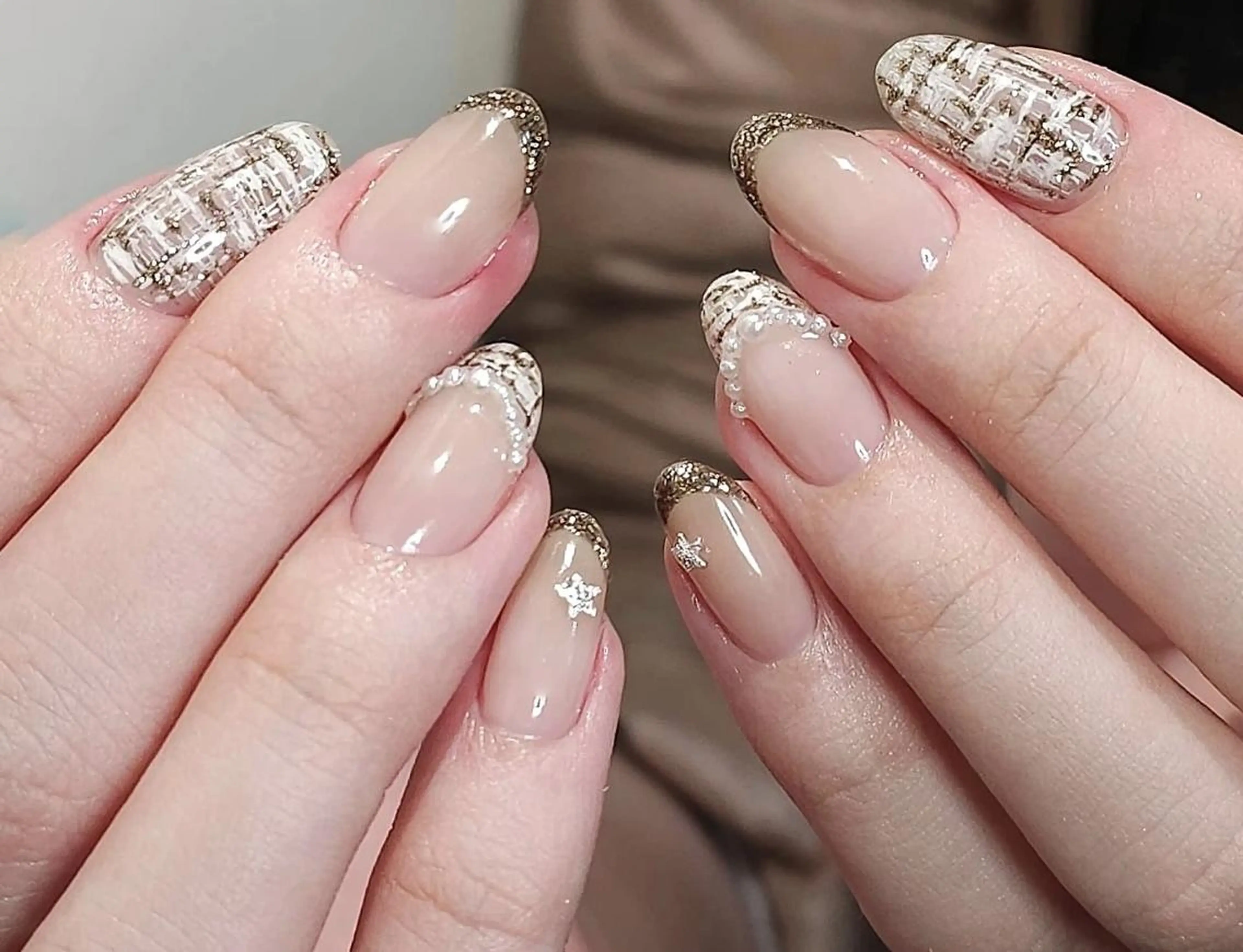 冬季毎年人気ツイード¥8990の写真