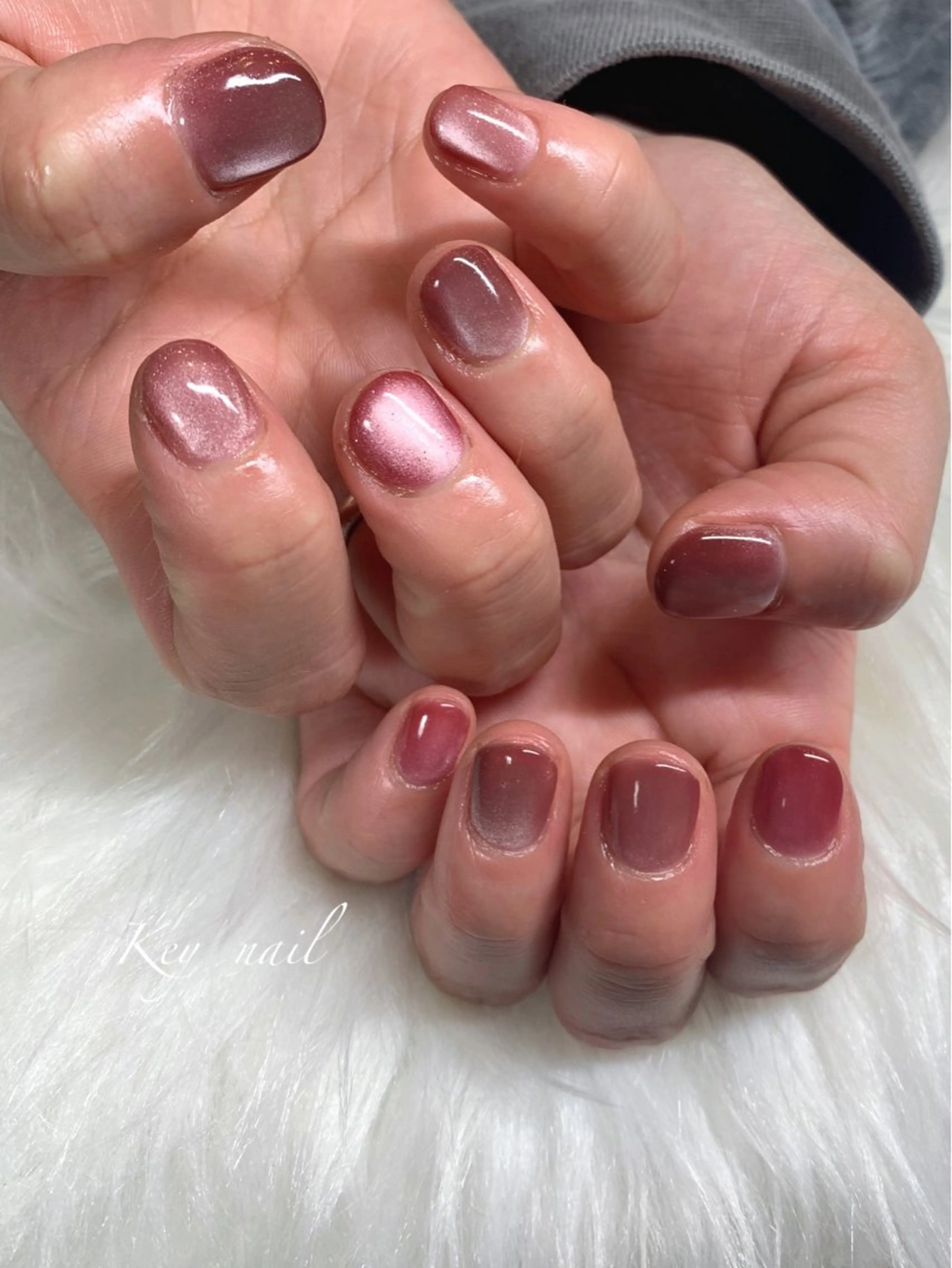 ネイル ボルドー Key nailのネイルデザイン