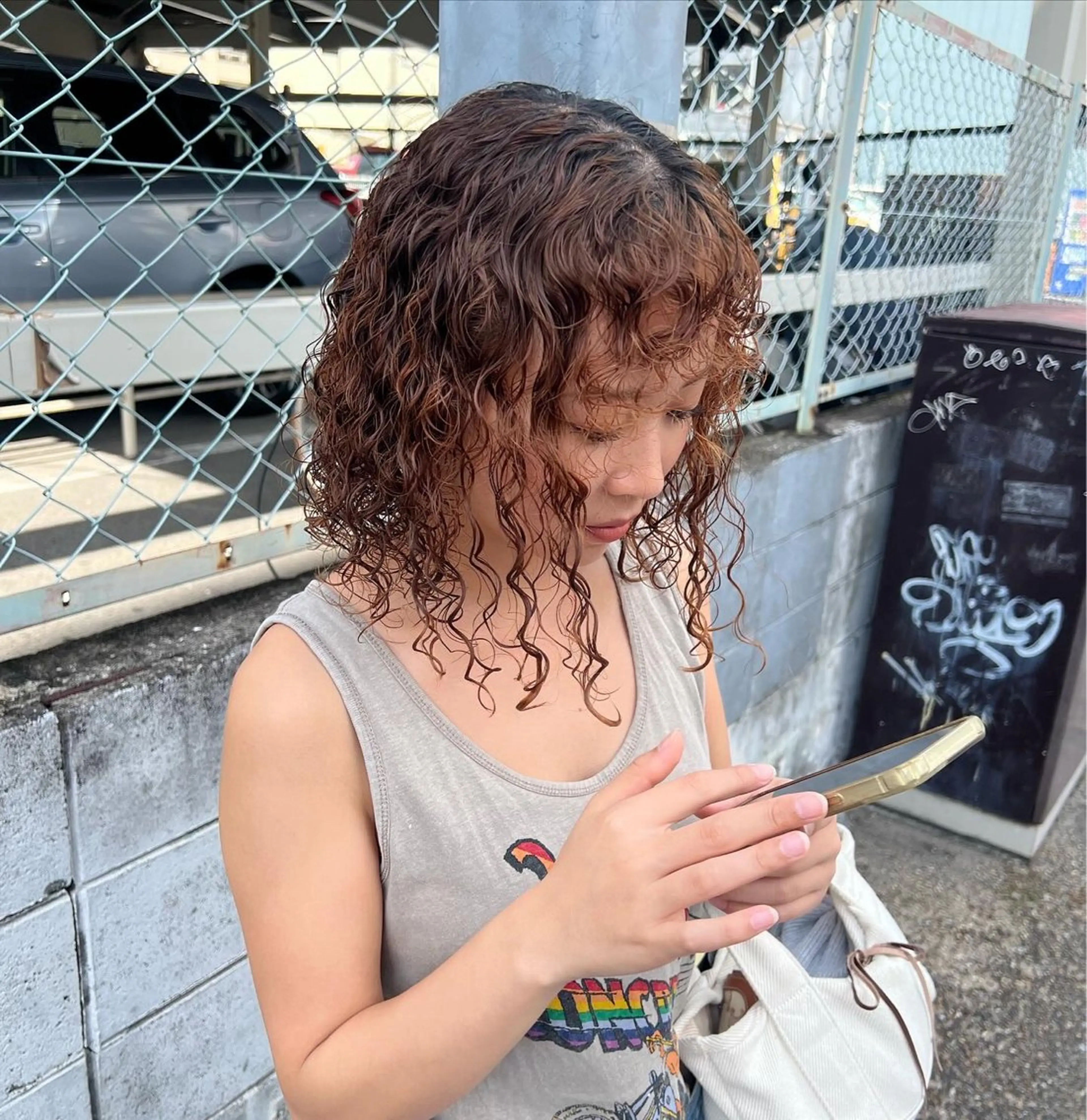 パーマ ALEAP himekaのヘアスタイル