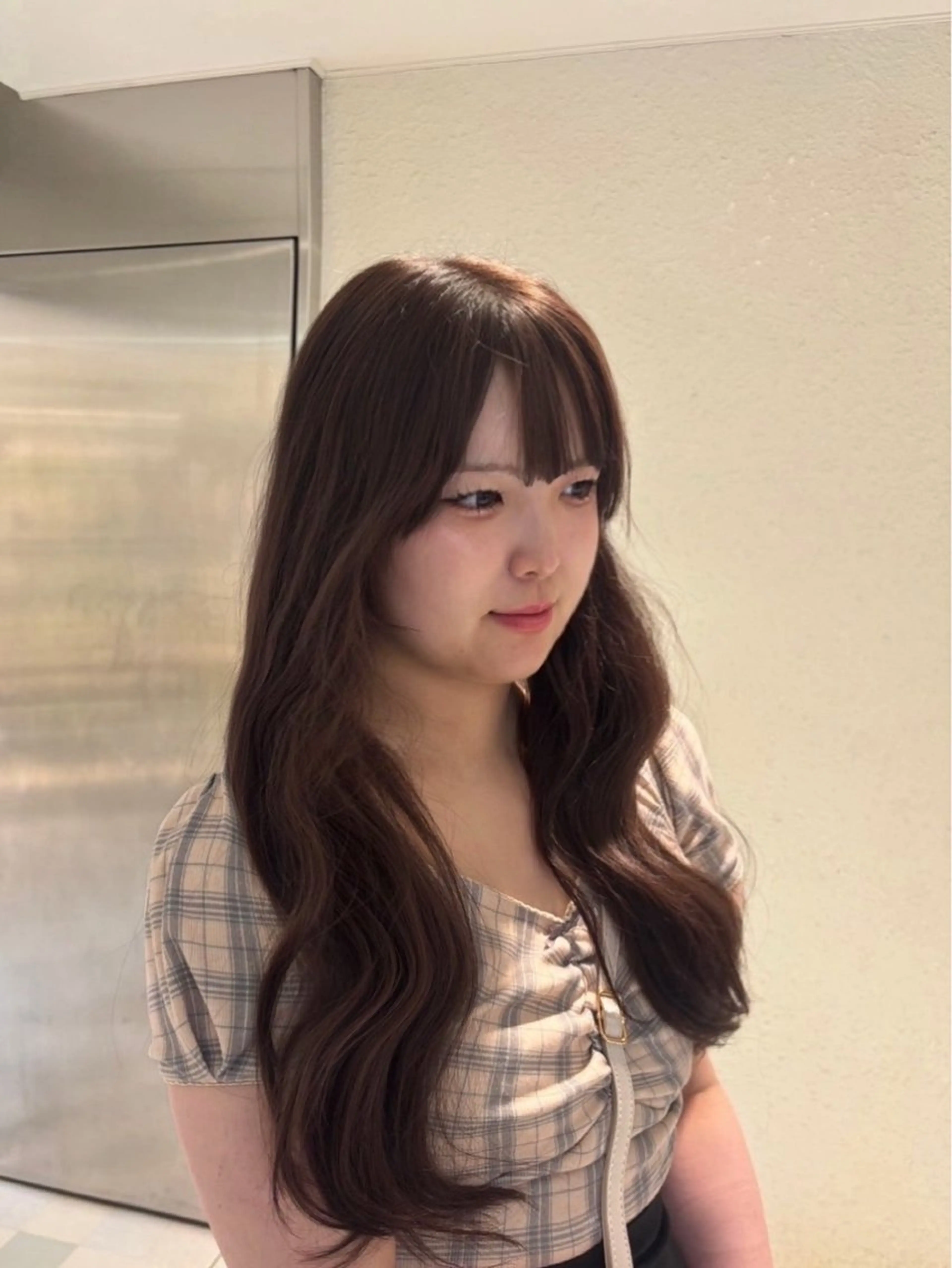 ロング カラー ブラウンカラー チョコレートブラウン ピンクカラー 𝗬𝗨𝗔 🐈‍⬛のヘアスタイル