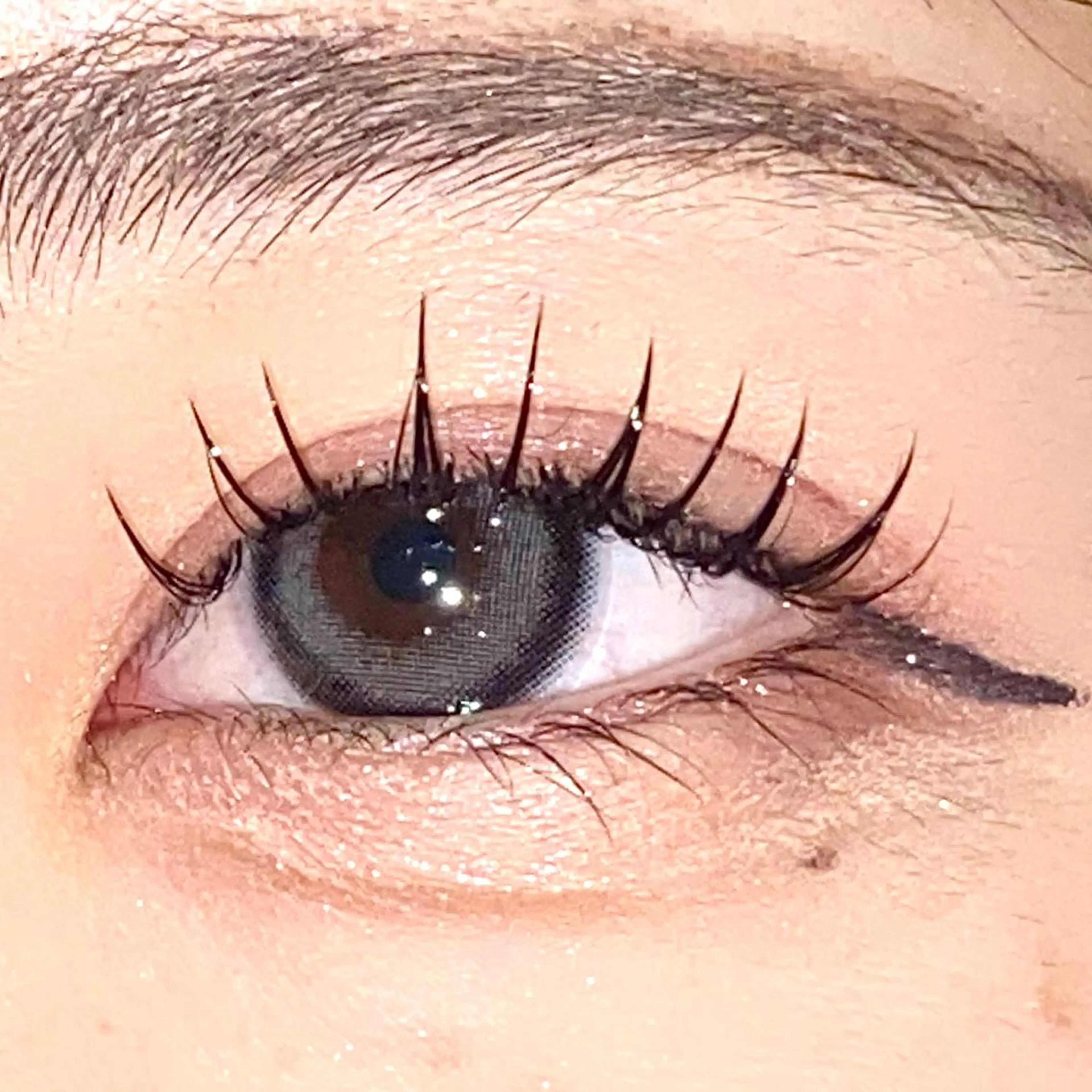 マツエク・マツパ Dカール フラットラッシュ 京都レイヤーカット うえひのヘアスタイル