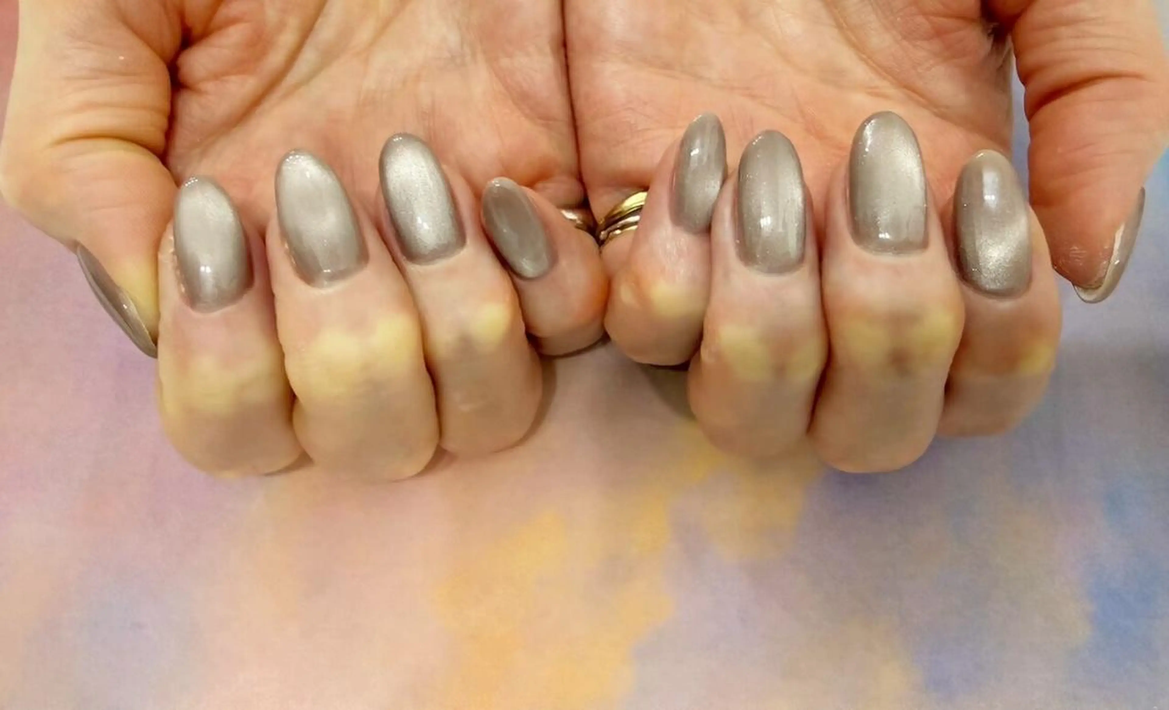 ネイル フットネイル フレンチネイル ジェルネイル 韓国ネイル マグネットネイル DELICAT カヨのネイルデザイン