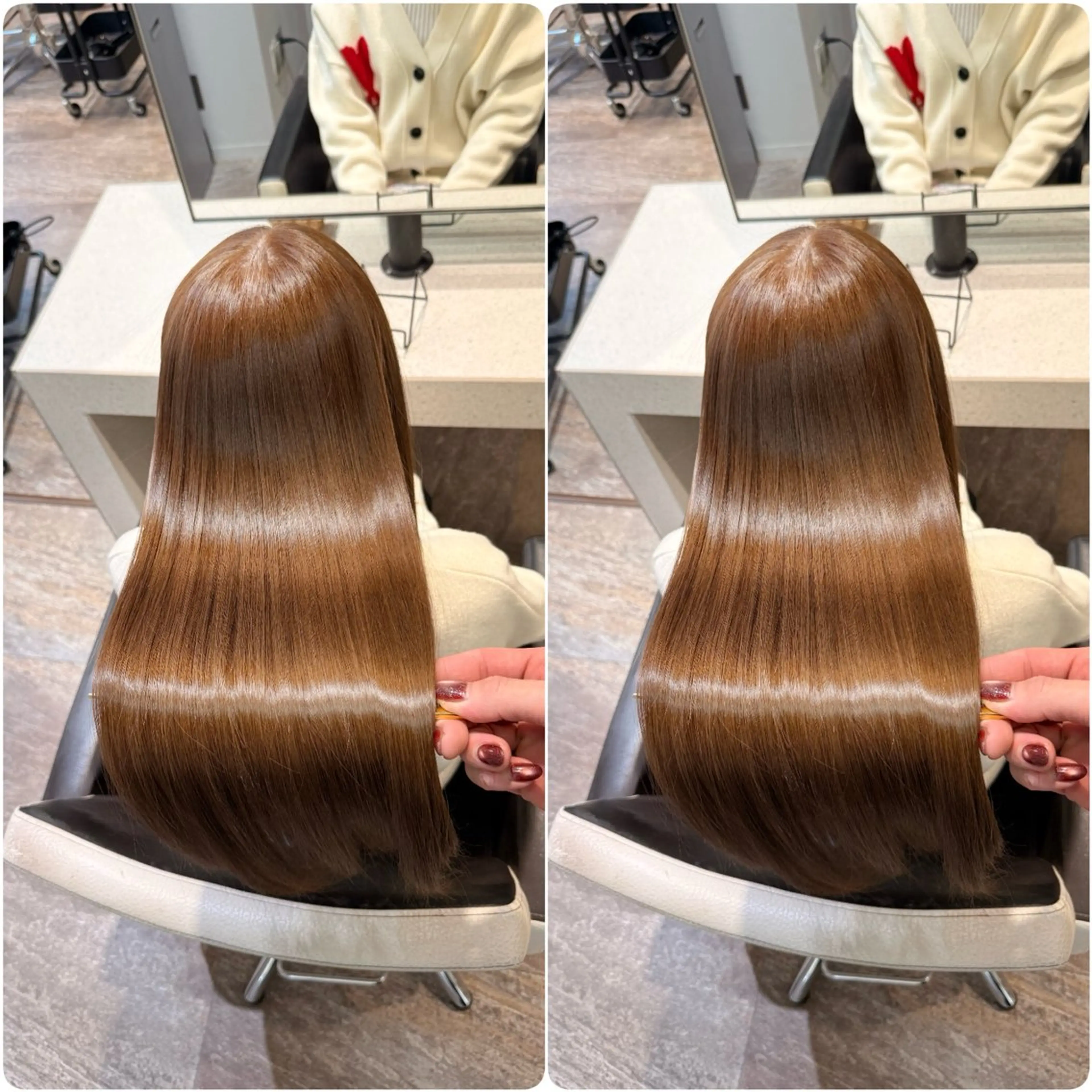 ロング カラー カット ヘアカラー トリートメント ヘッドスパ youres hair 髪質改善トリートメント&ヘッドスパ　新宿EAST所属・🌹ULTOWA🌹 髪質改善/縮毛/店長のヘアスタイル