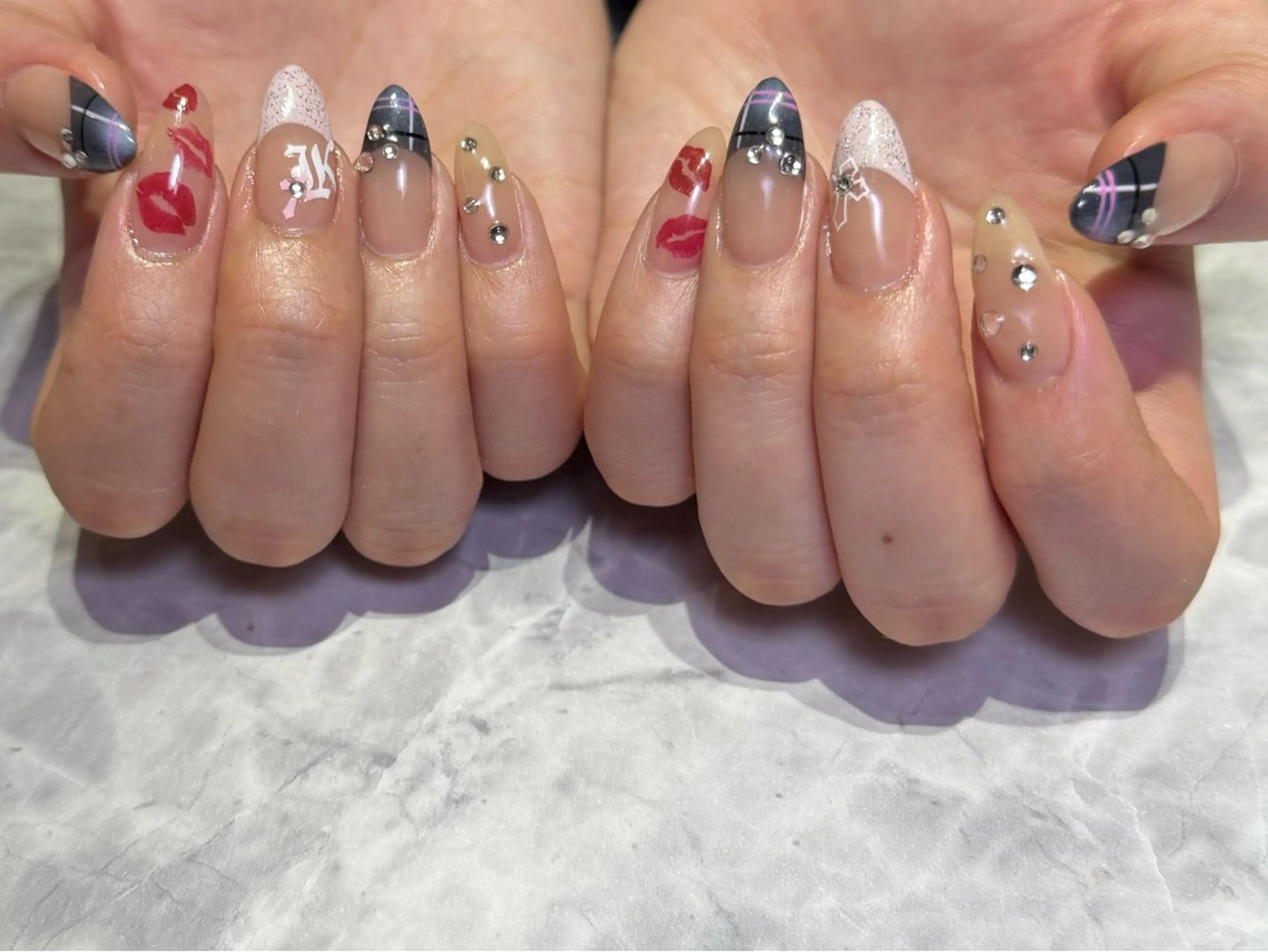 ネイル アートネイル ハンドネイル Mnailsalon フィルイン対応サロンのネイルデザイン