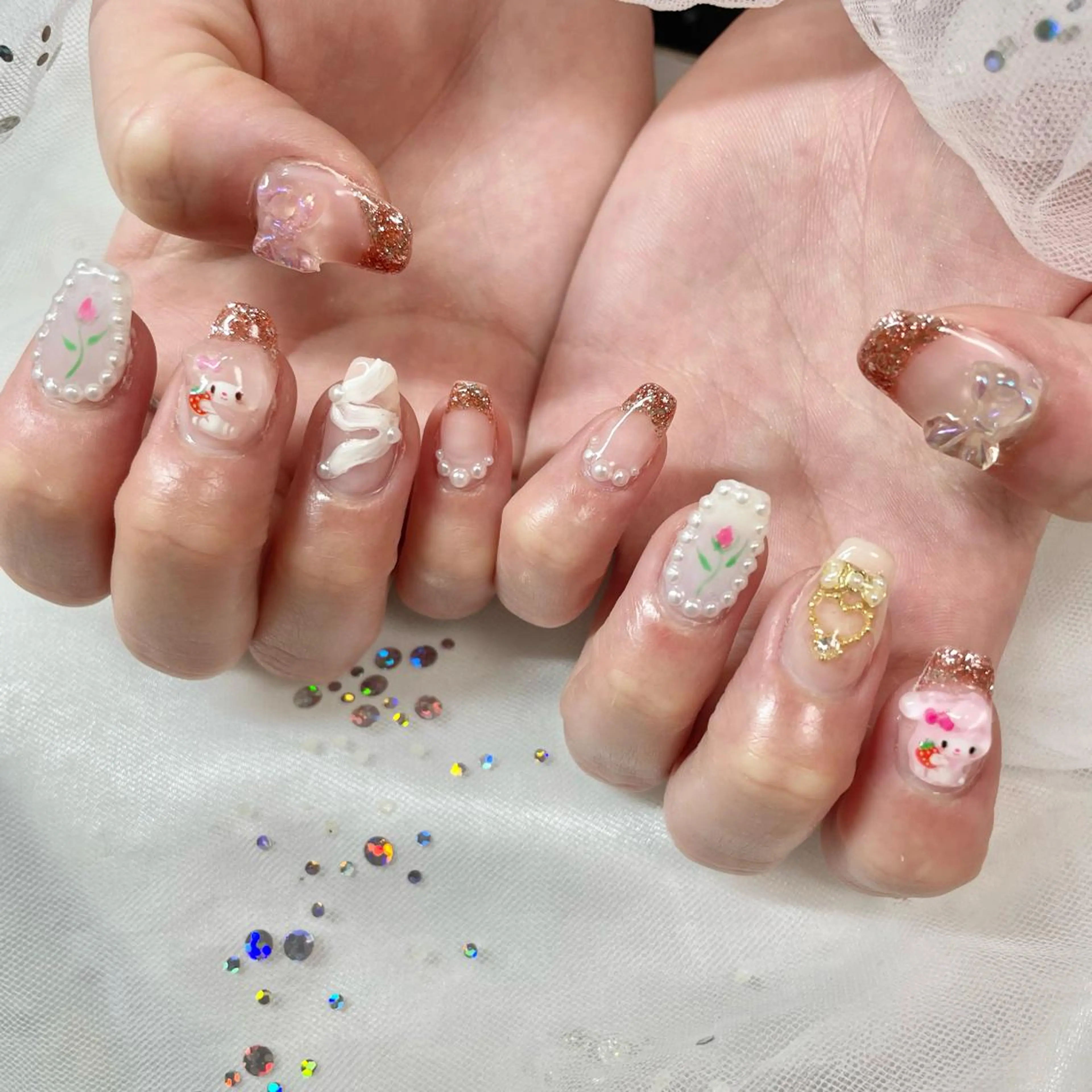 ネイル ハンドネイル 🎀AYAKO 🎀中韓ネイルのネイルデザイン