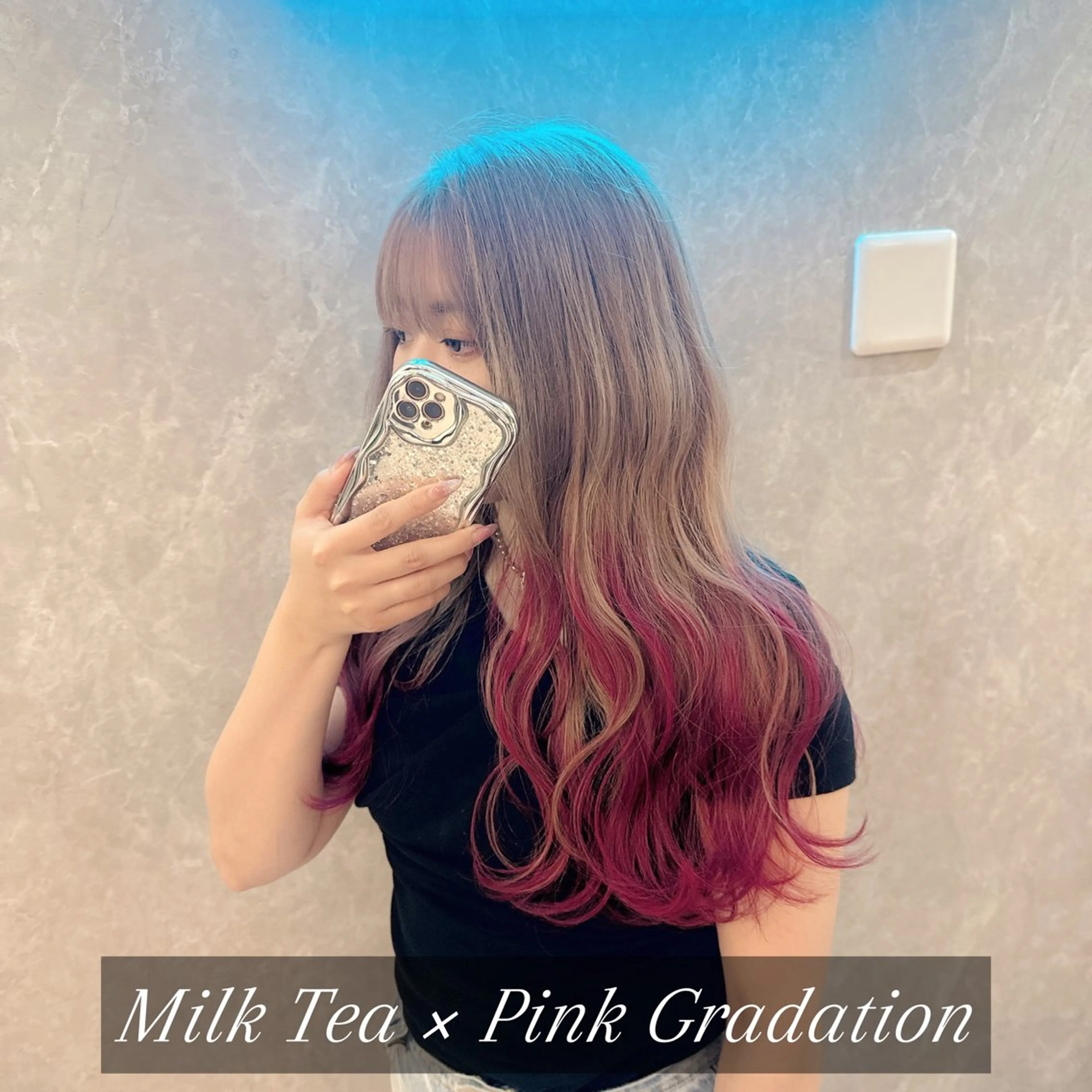 ロング カラー バレイヤージュ ブリーチ ケアブリーチ ダブルカラー イヤリングカラー ヘアカラー トリートメント デザインカラー 髪質改善Lilithのその他イメージ