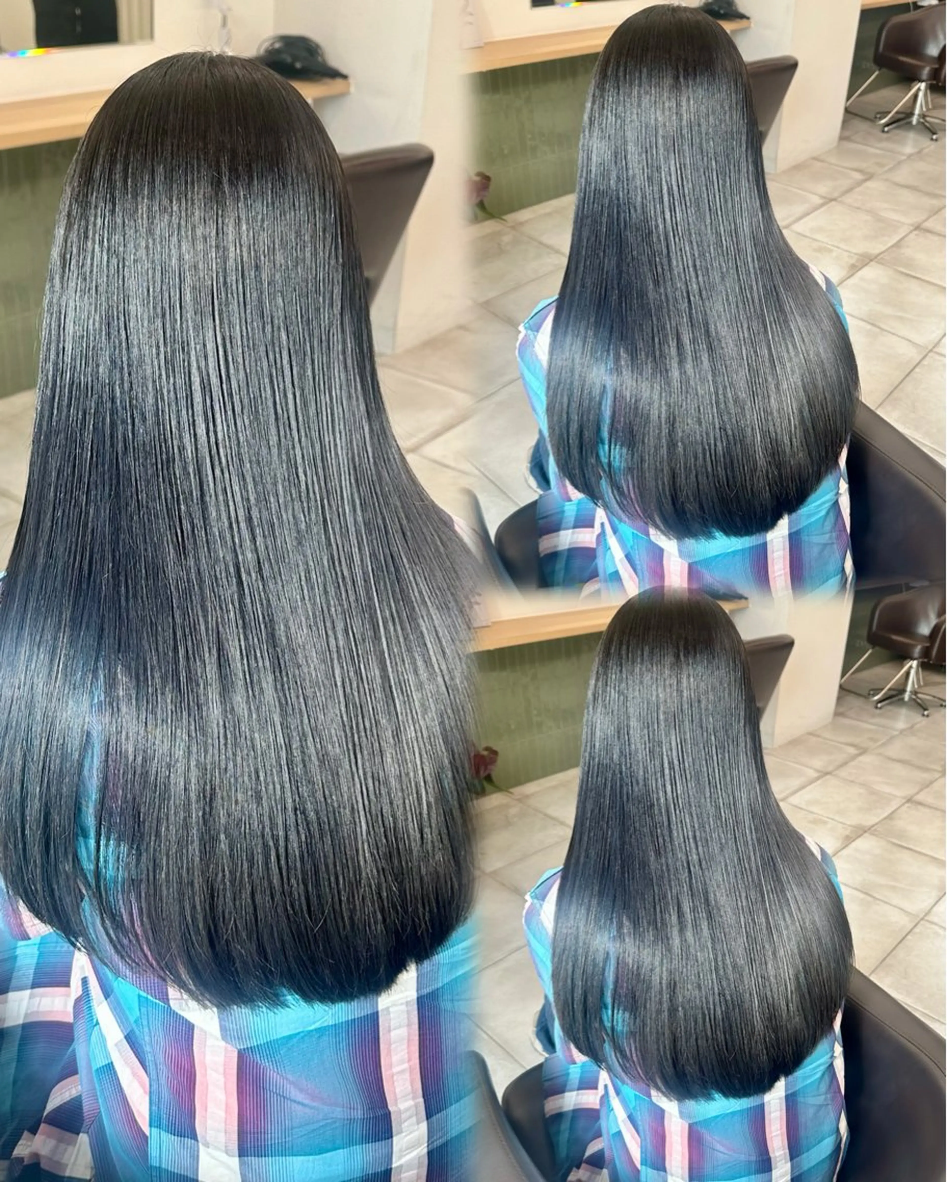 セミロング カラー カット ヘアカラー トリートメント ブリーチなし/レイヤ ー特化🌈Tommyのヘアスタイル