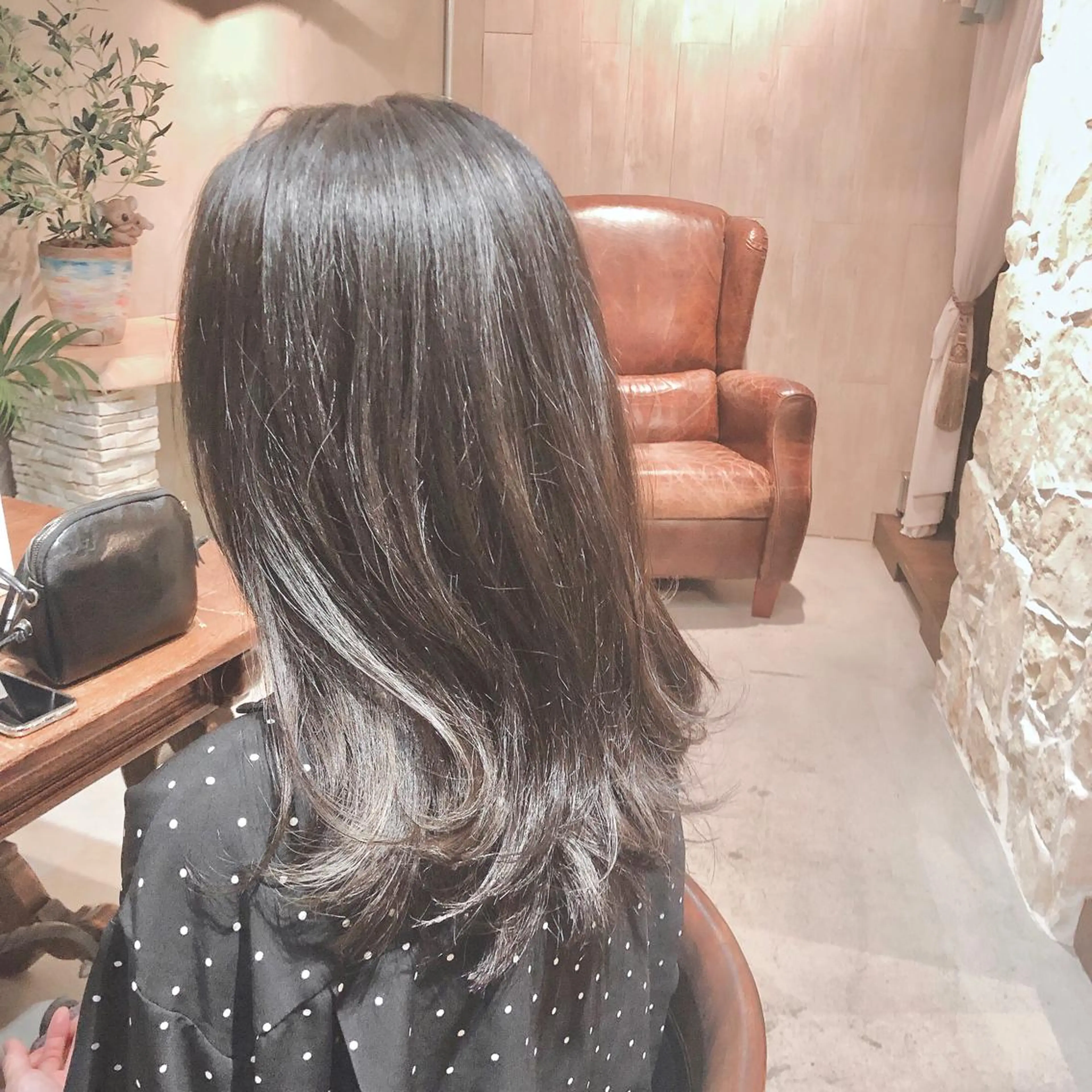 セミロング カラー グレージュ ハイライトカラー ハイライト ヘアカラー トリートメント lasPAVILION-ラスパビリオン-所属・las PAVILIONのヘアスタイル