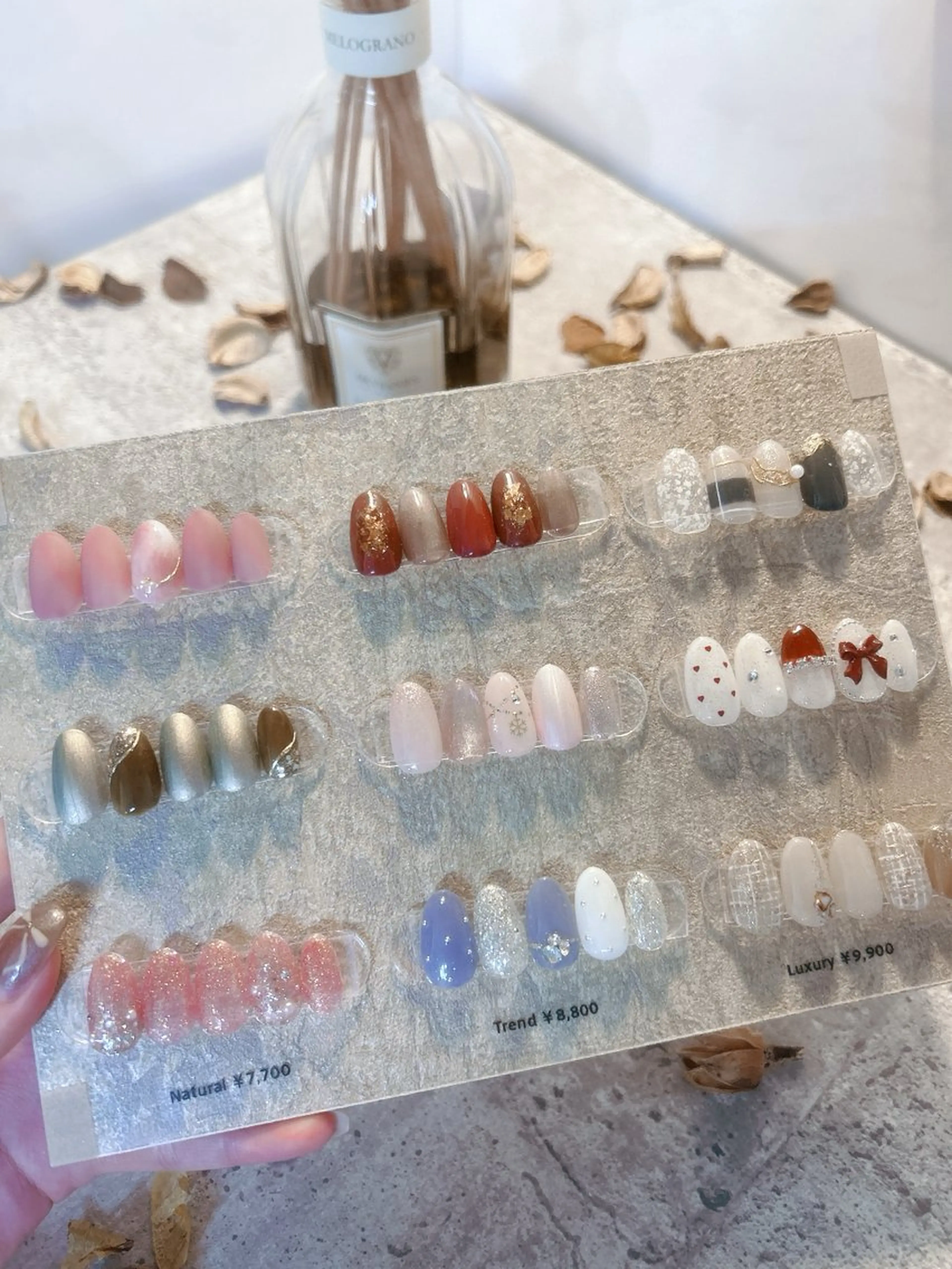 ネイル 冬ネイル ハンドネイル C- NEXILのネイルデザイン