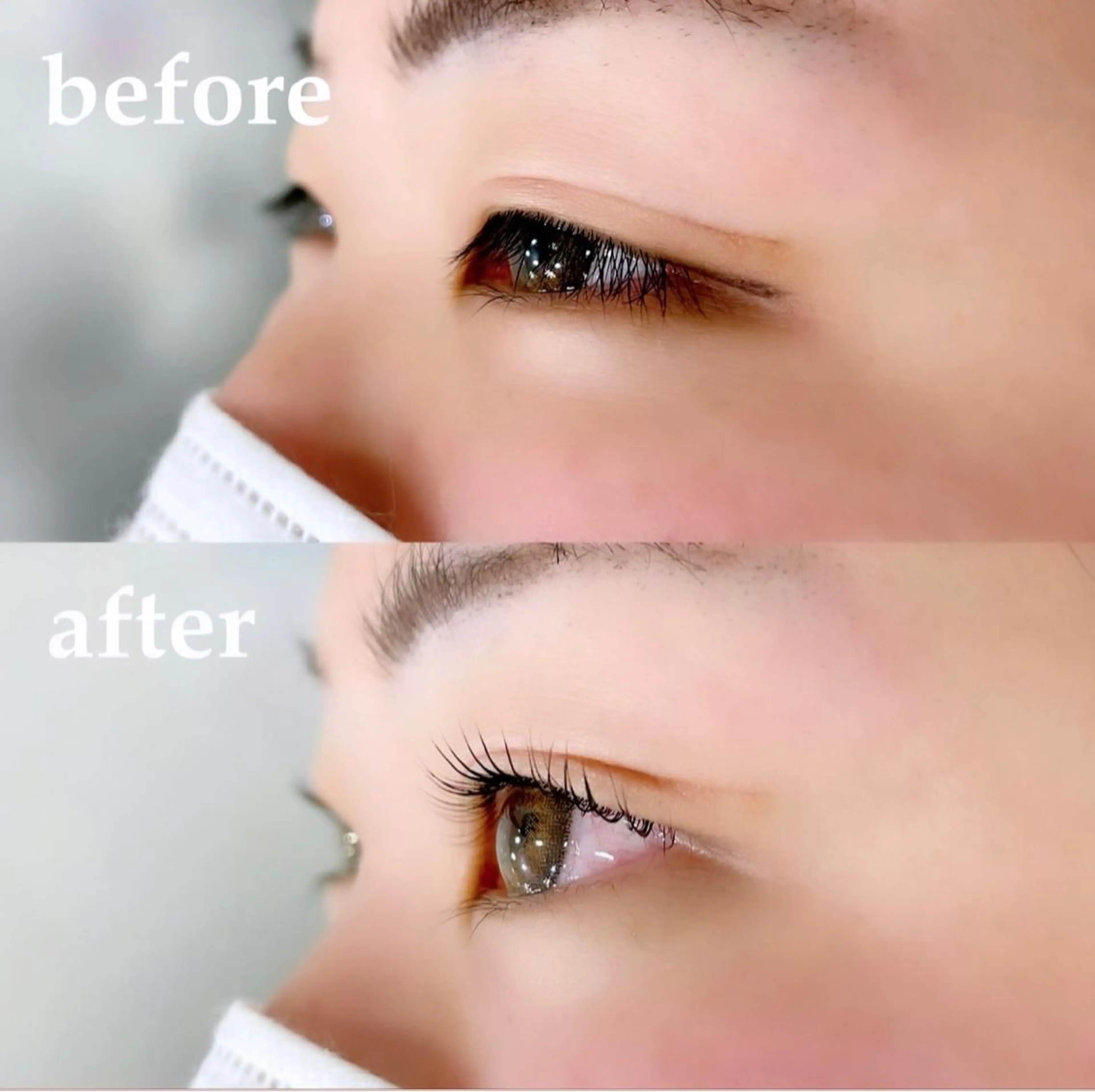 マツエク・マツパ パリジェンヌラッシュリフト evereyes モニターのマツエク・マツパデザイン