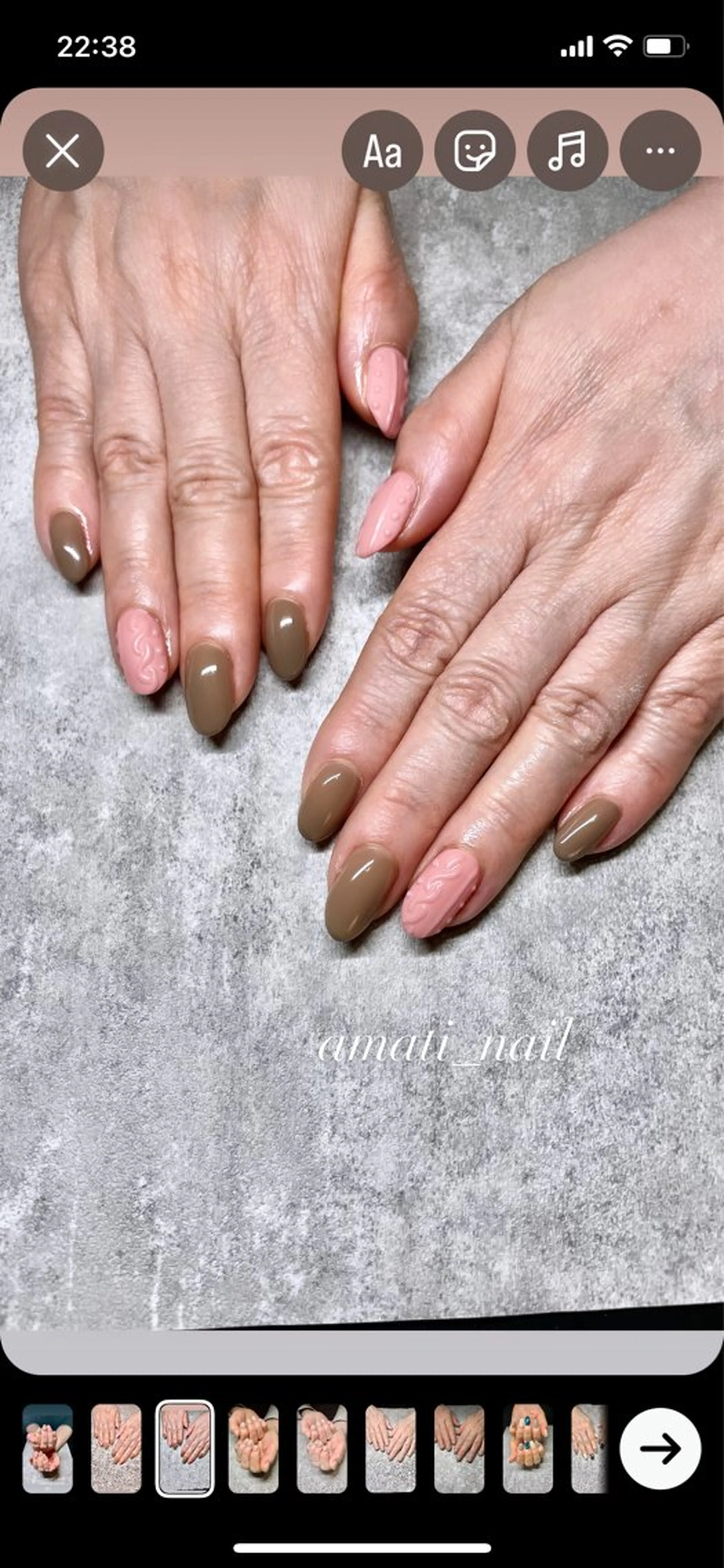 ネイル フットネイル ジェルネイル マグネットネイル ミラーネイル ニュアンスネイル ハンドネイル amati_nail TAKAKOのネイルデザイン