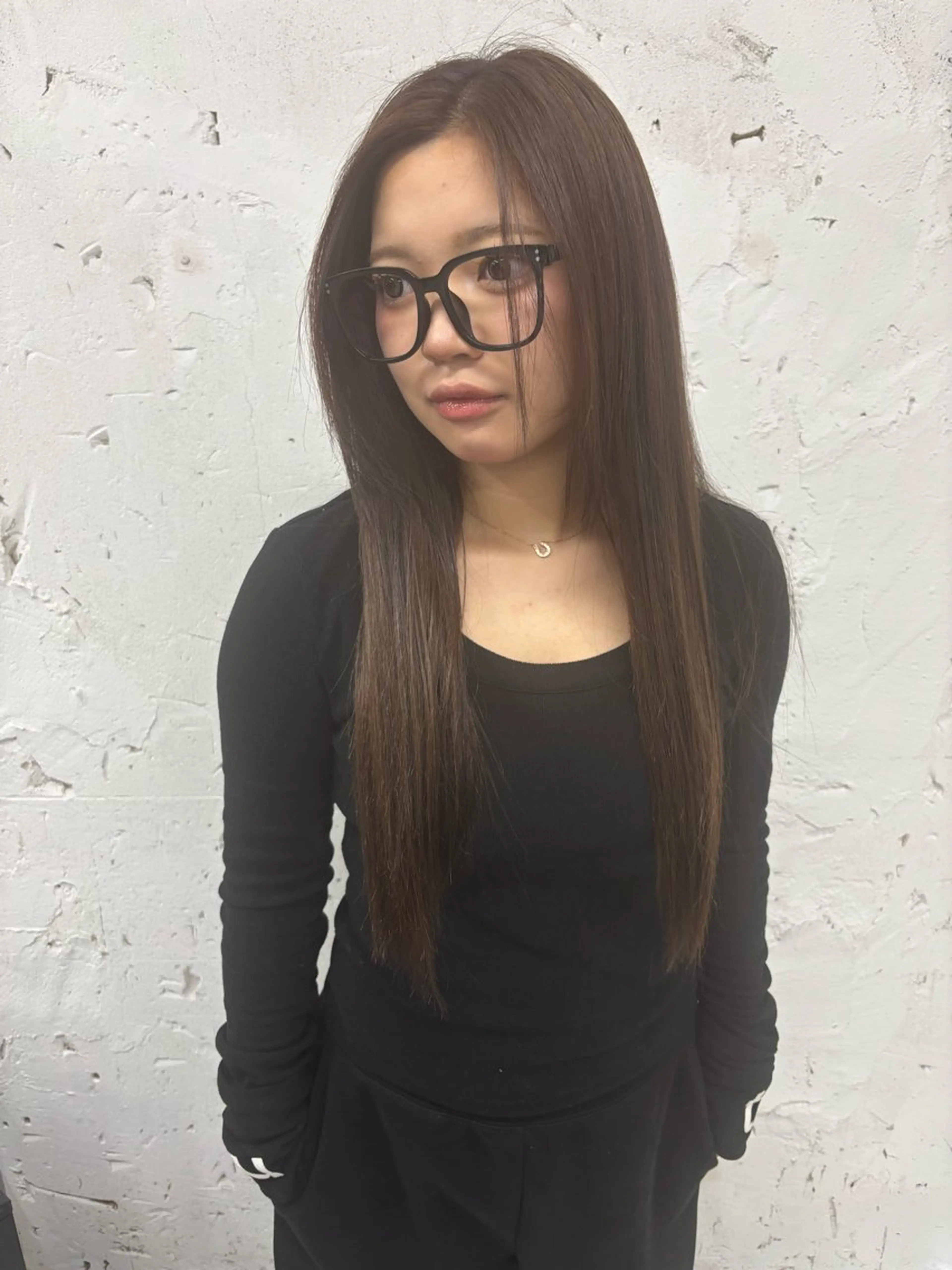 カラー 暖色カラ-ෆ˚顔周り 🎀ོ白岩亜実🎀ོのヘアスタイル