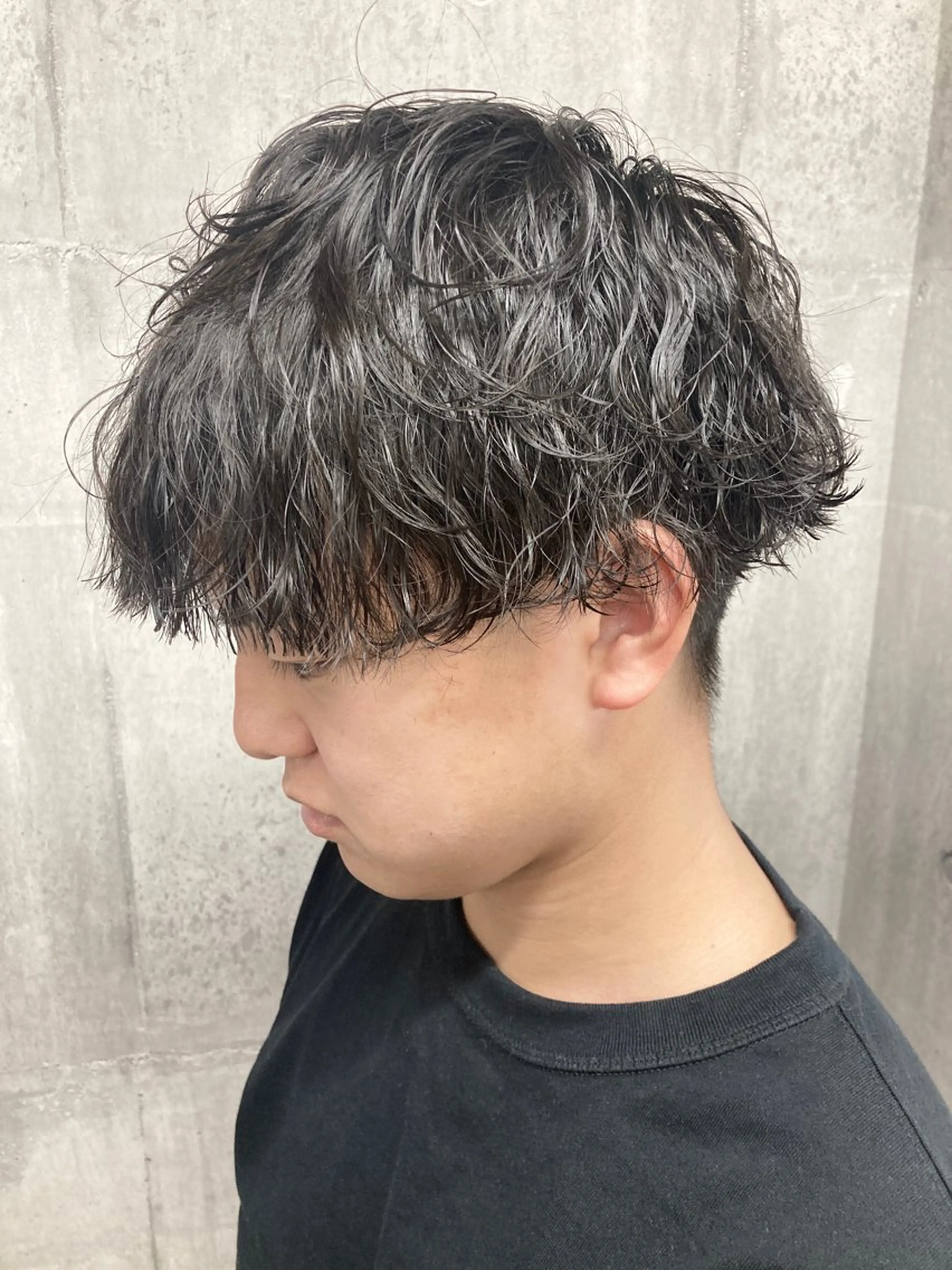 ショート パーマ メンズ メンズパーマ カット パーマ ✂︎メンズ専門✂︎ やまだ　りょうのヘアスタイル