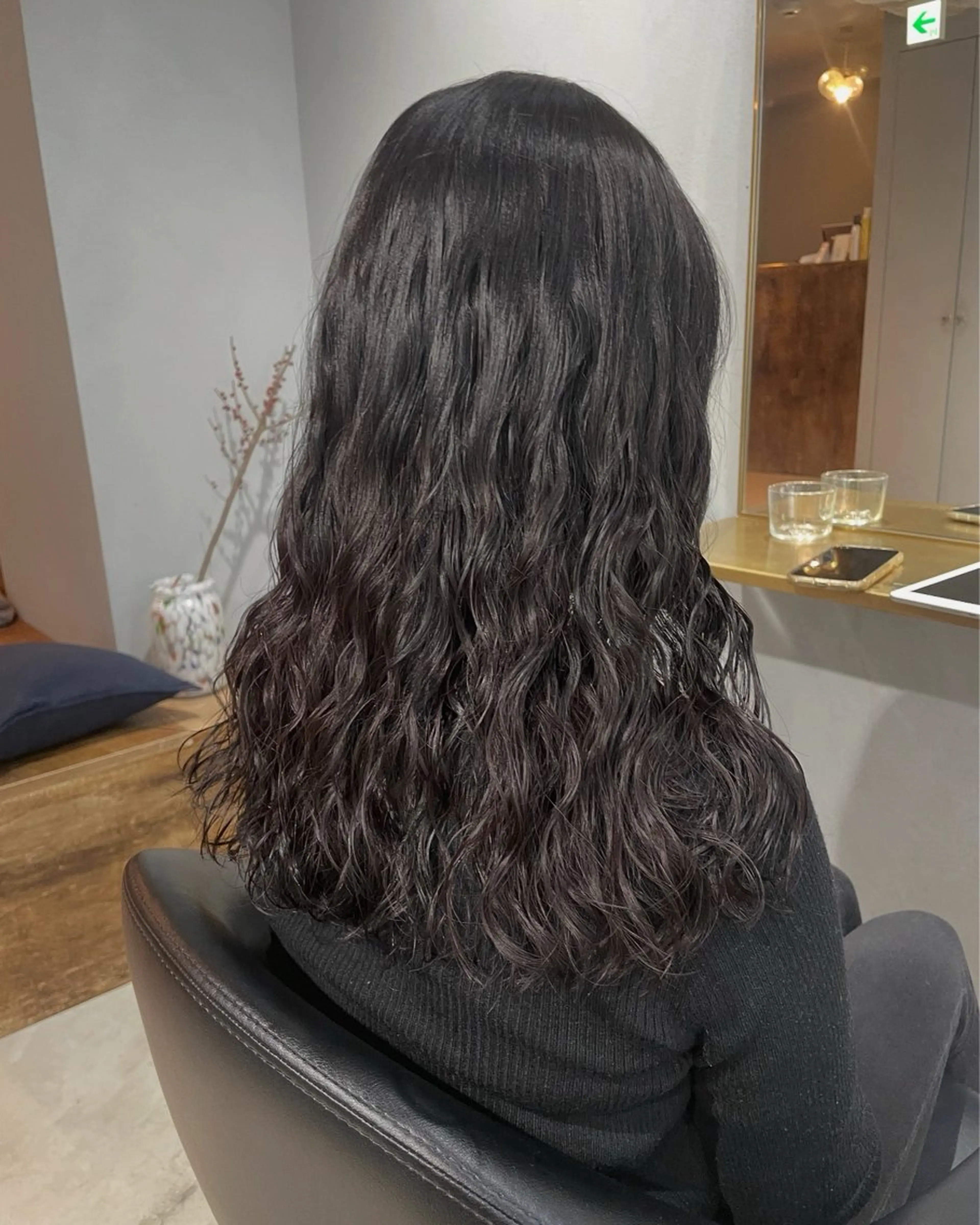 ロング パーマ 髪質改善 ロング 縮毛矯正 カット パーマ トリートメント 【arc】Ruri コテ巻き風パーマのヘアスタイル