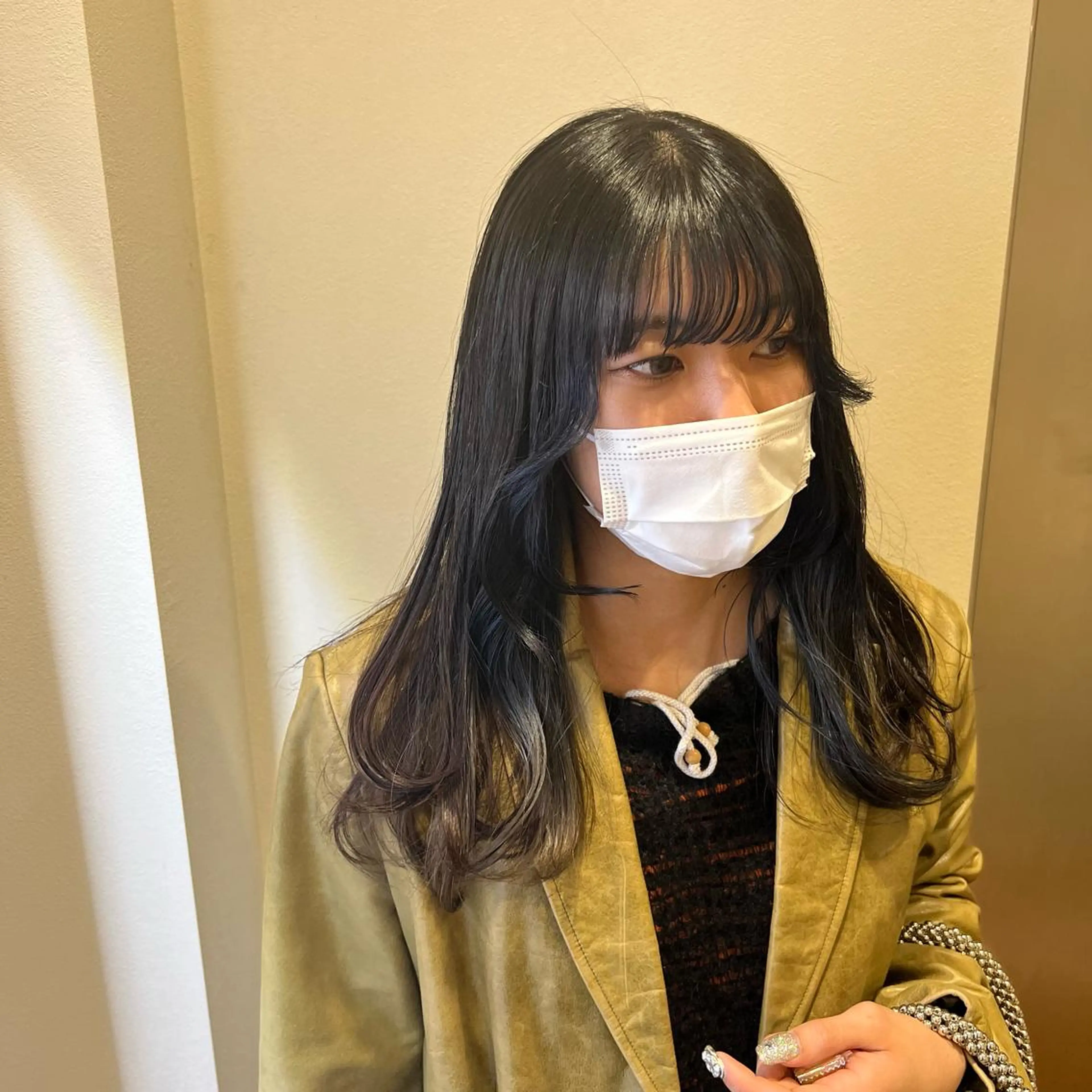 ロング カラー 顔周りカット レイヤーカット SALOWIN川崎WEST店所属・🌷川崎/ボブ/ アレンジ/コトネ🌷のヘアスタイル