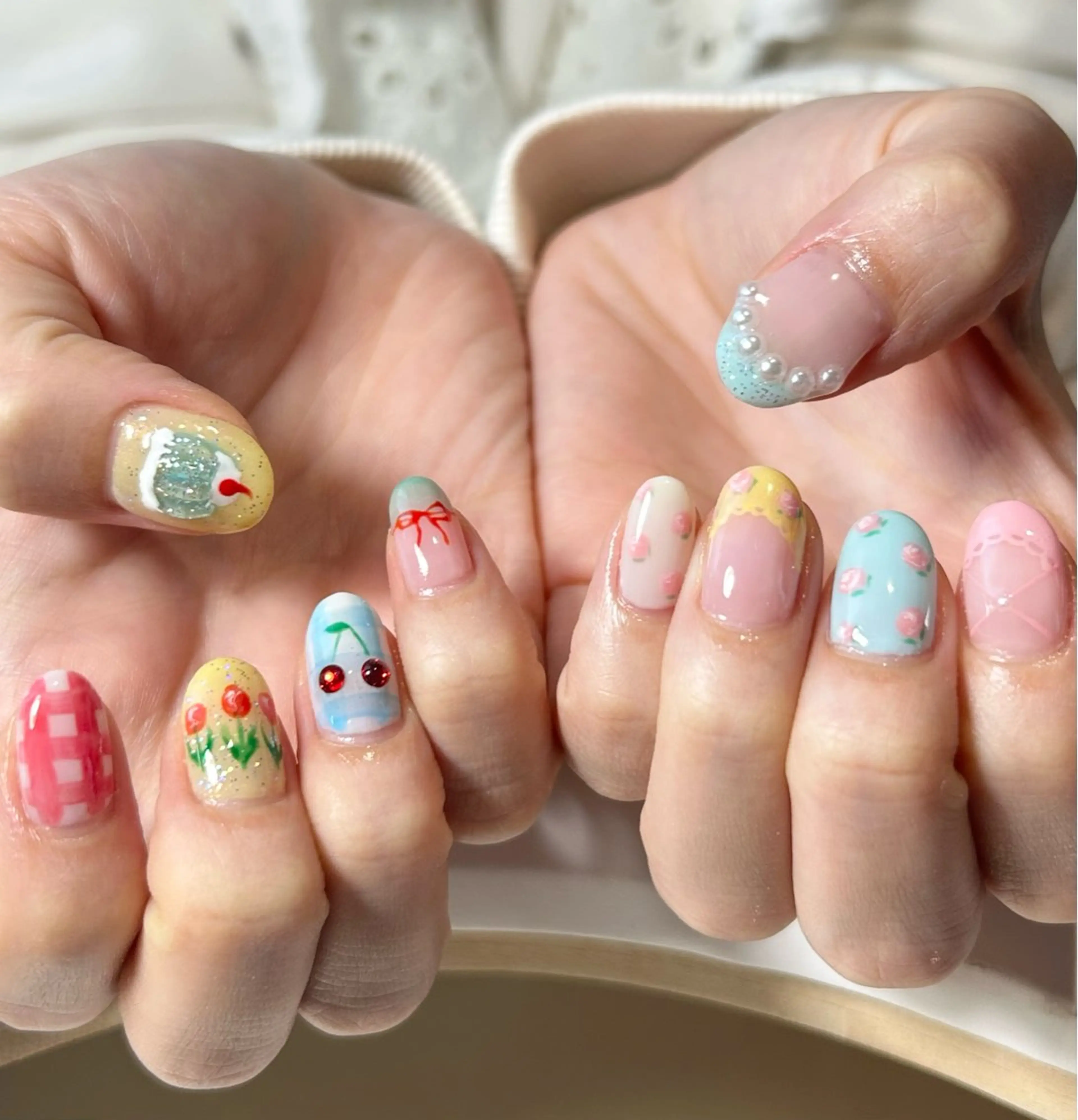 ネイル 持ち込み milimili アンナのネイルデザイン