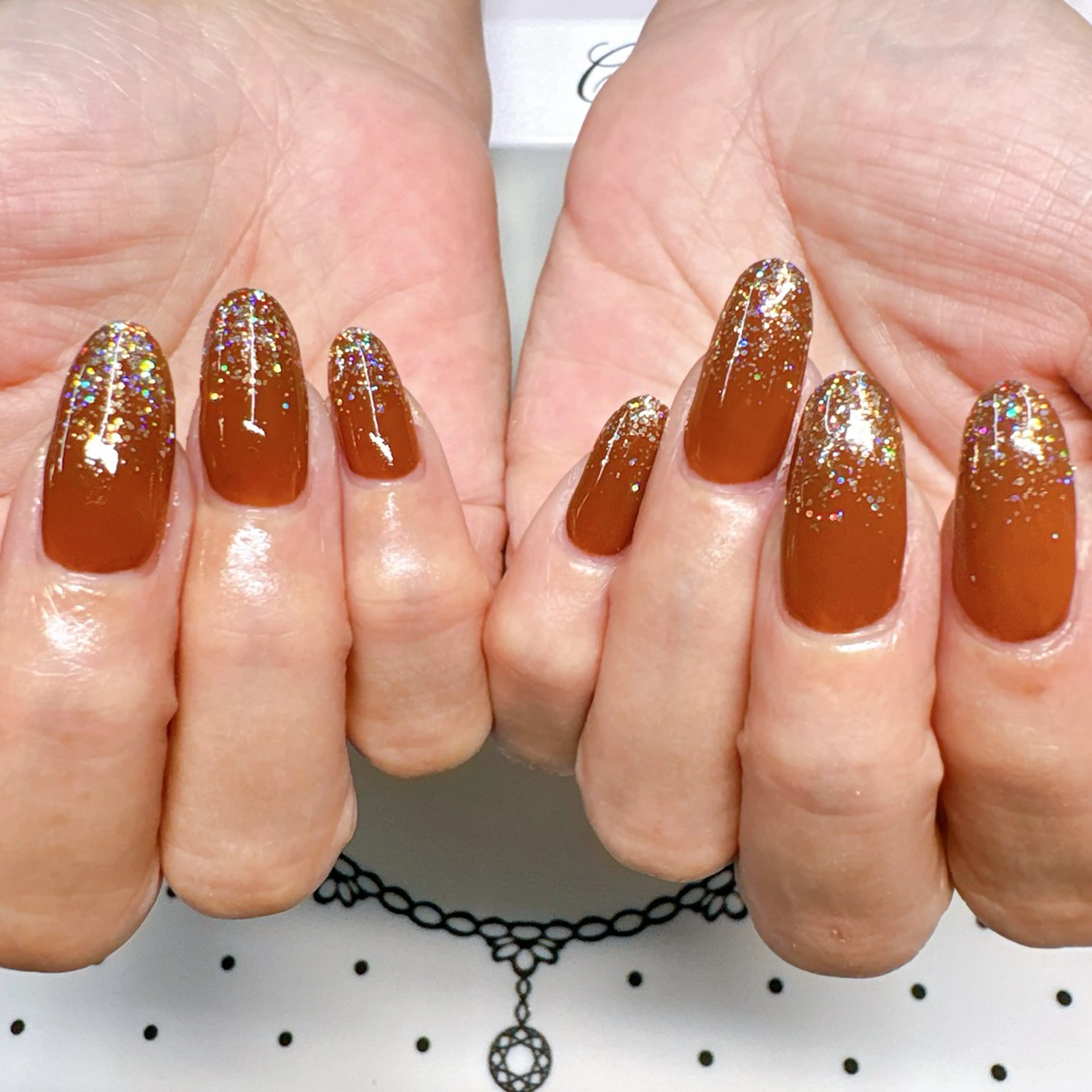 ネイル ラメ(グリッター) ラメグラデーション titiシェアネイル サロン　HIROMIのネイルデザイン